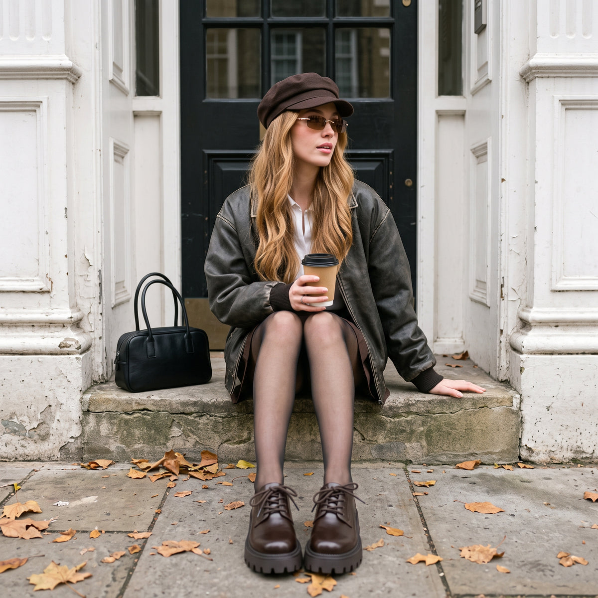 Meme Platform Oxford Shoes