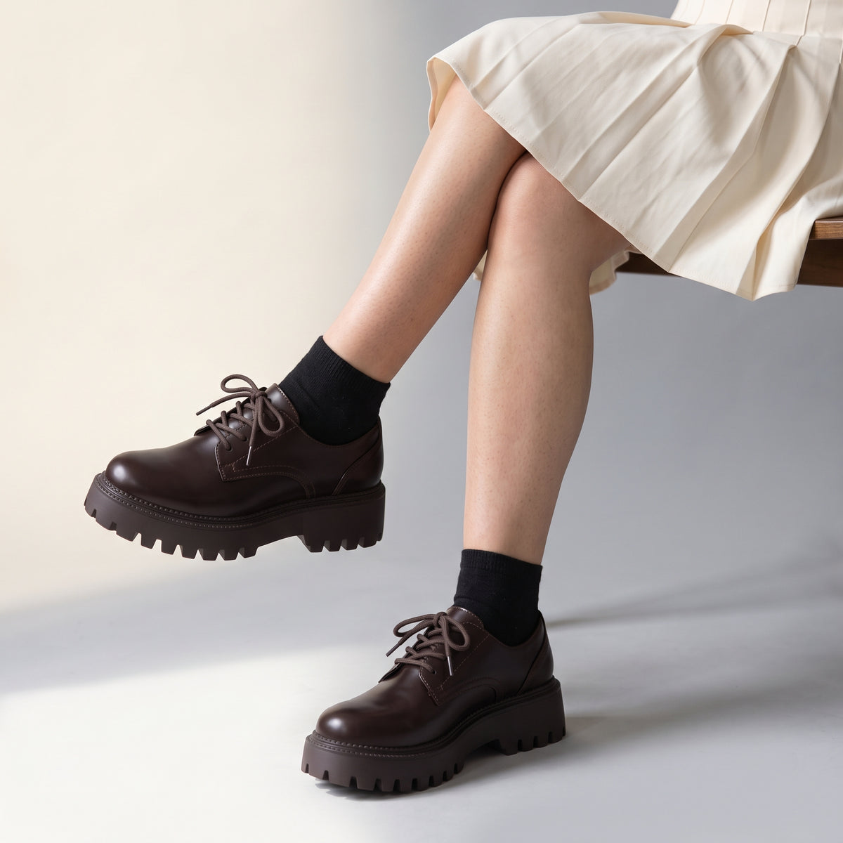 Meme Platform Oxford Shoes