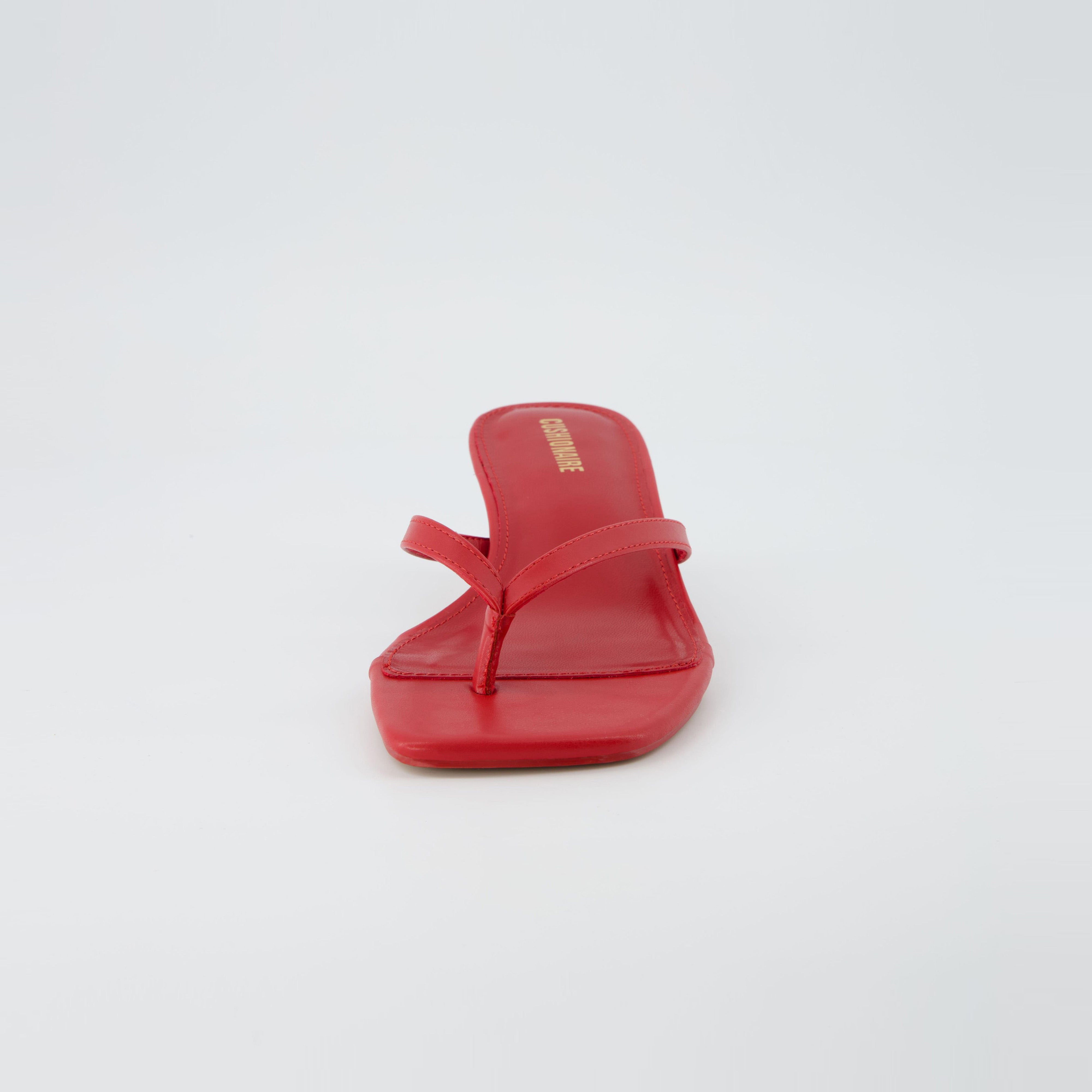 Miami Kitten Heel Sandals Ruby