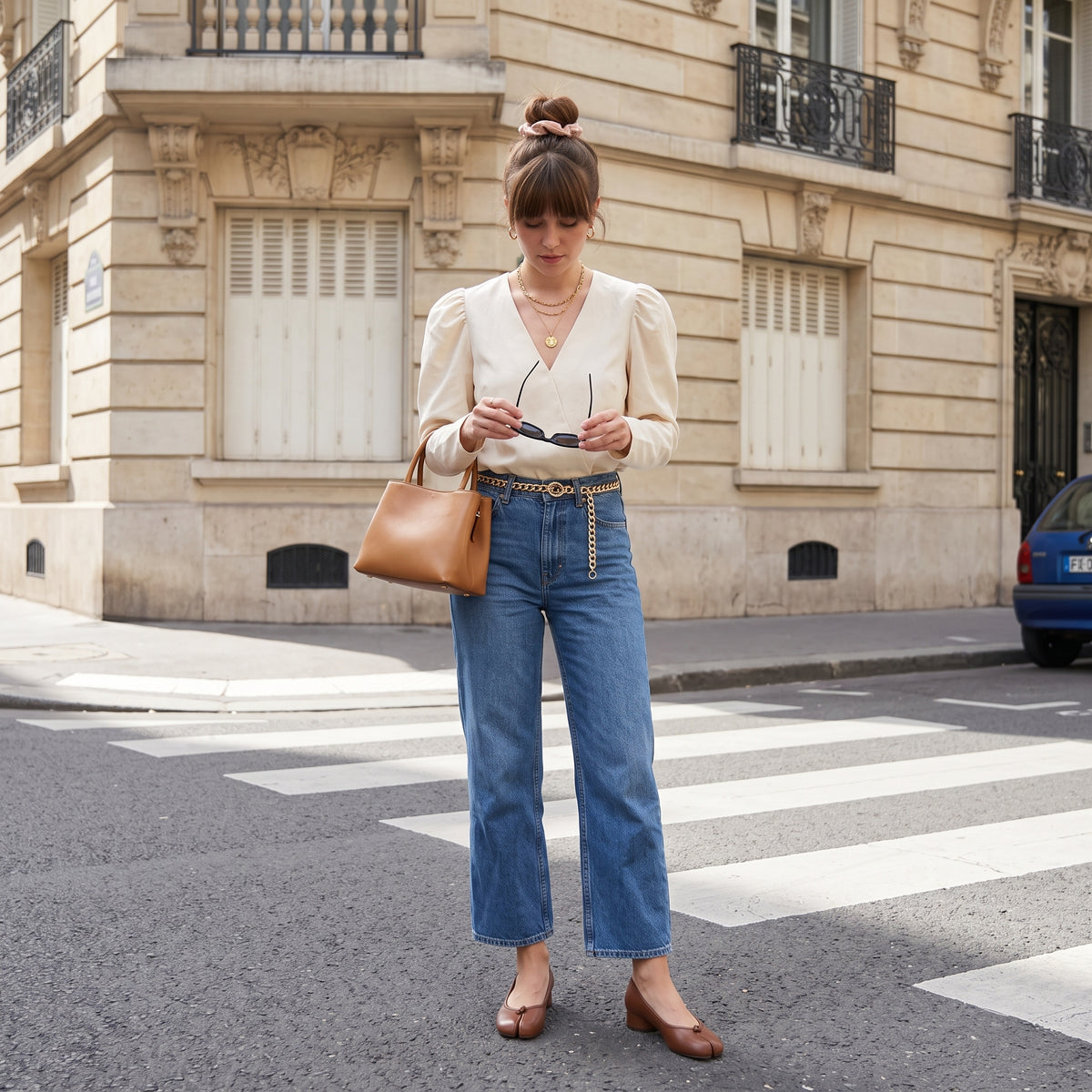 Mikko Split Toe Ballet Flats