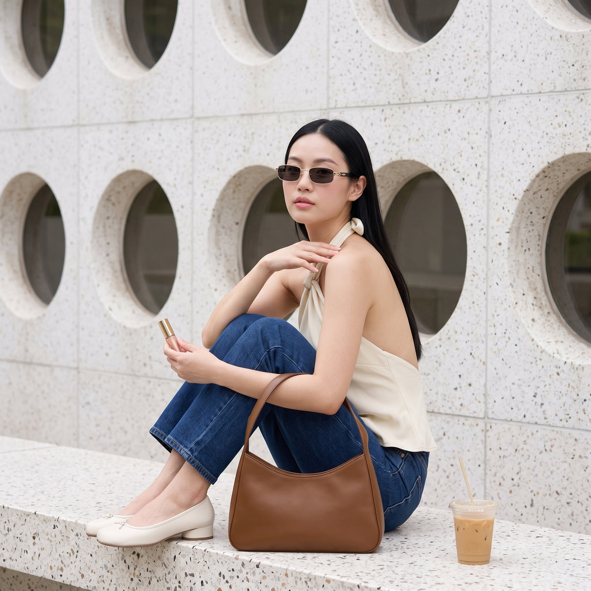 Mikko Split Toe Ballet Flats