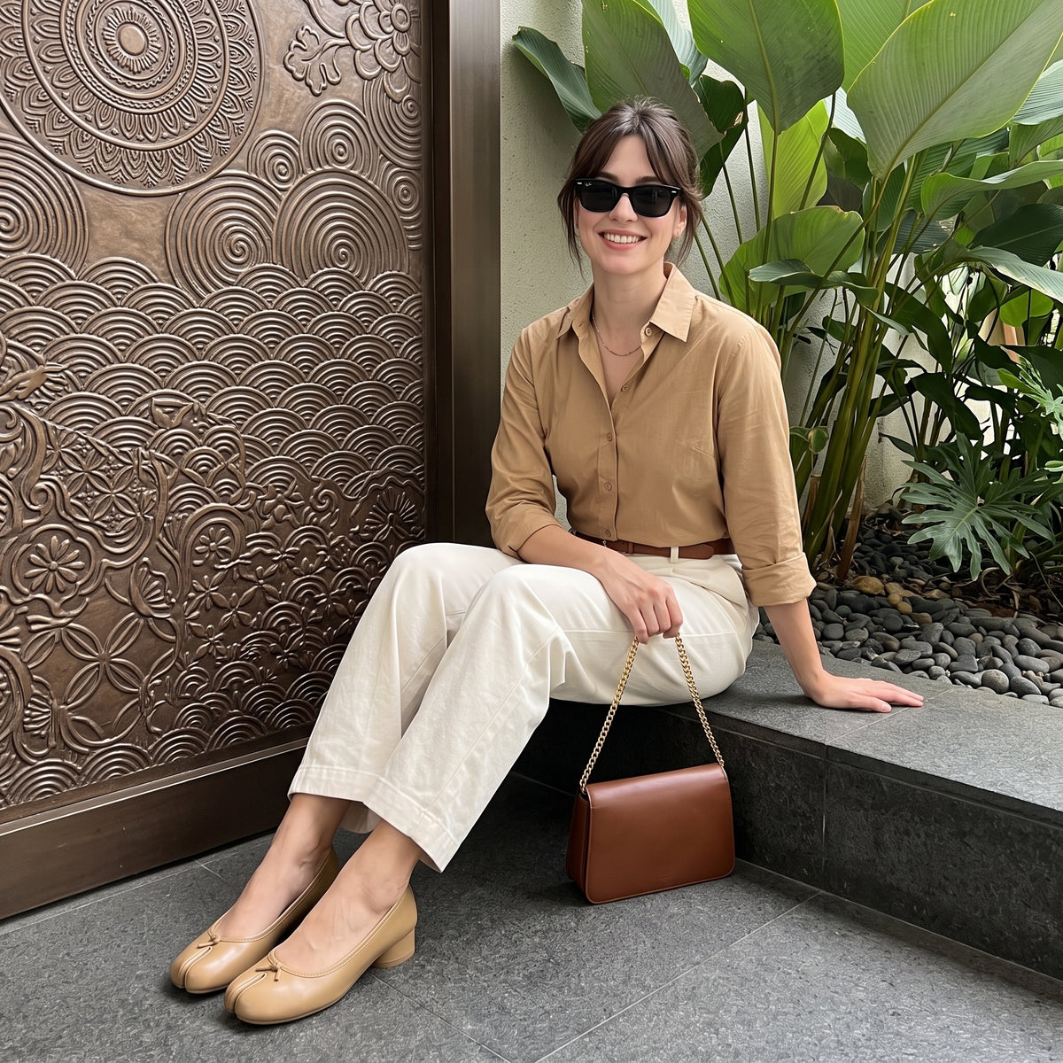 Mikko Split Toe Ballet Flats