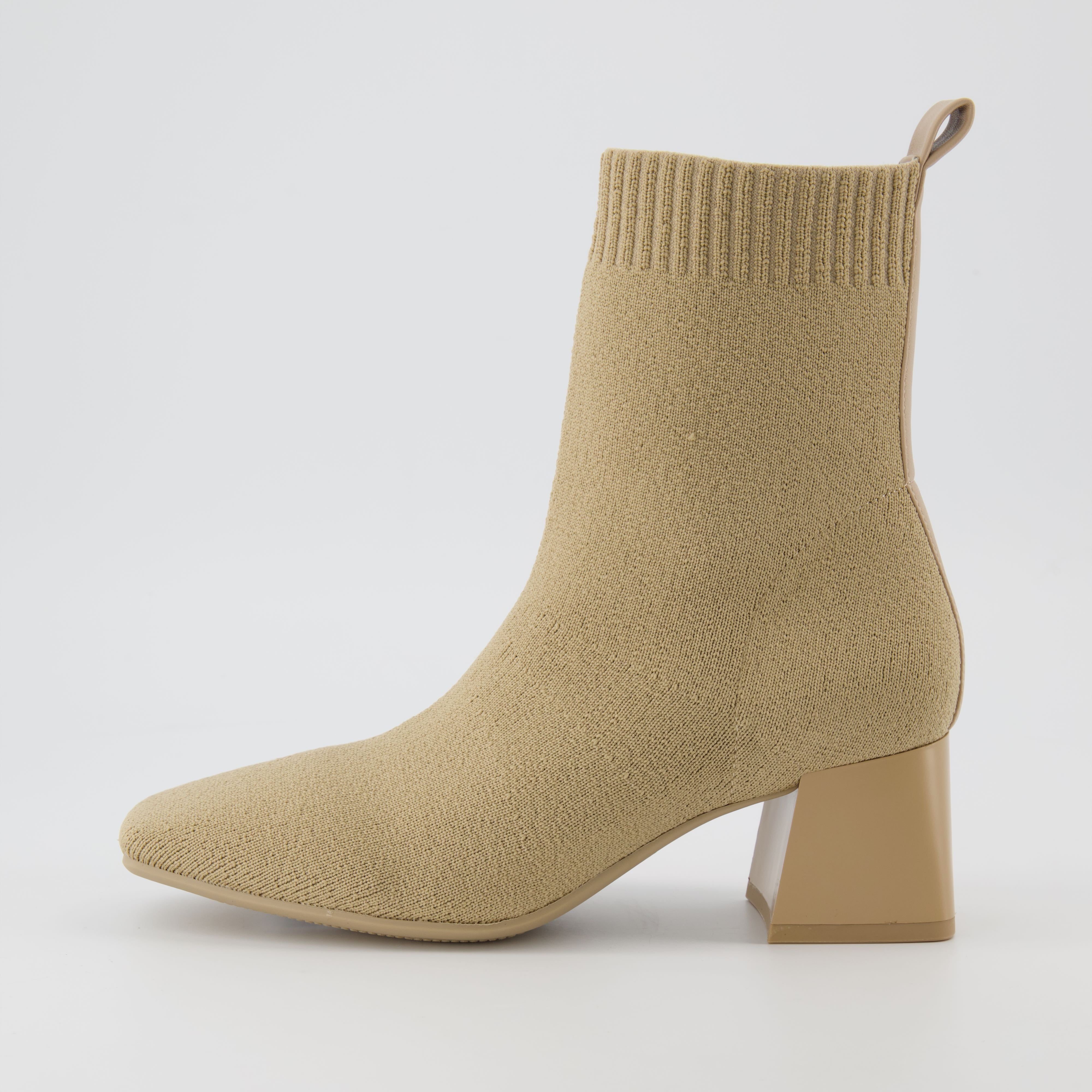 Milo Stretch Knit Boot Sand