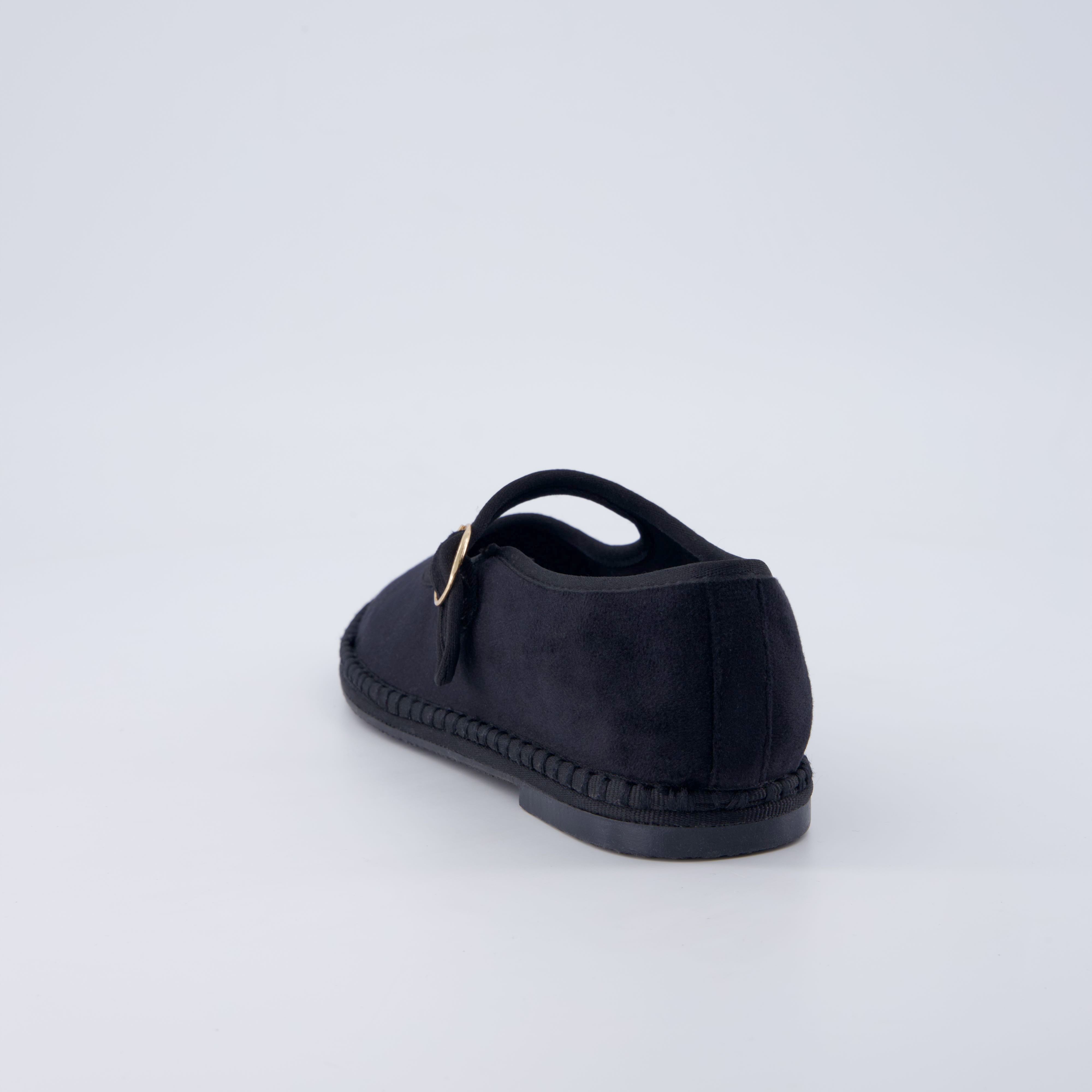 Missy Mary Jane Ballet Flats Brown Cow Mesh Medium