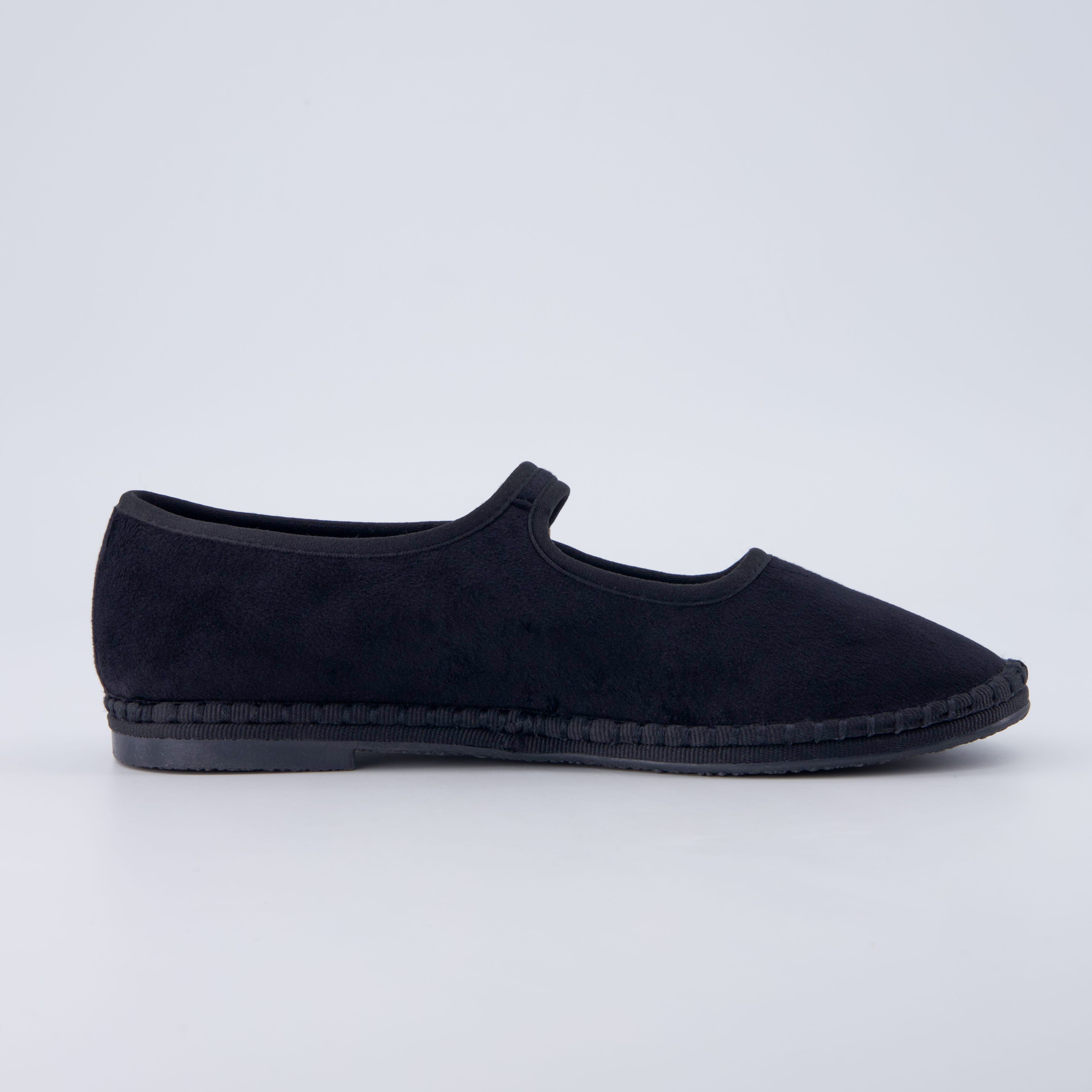 Missy Mary Jane Ballet Flats Brown Cow Mesh Medium