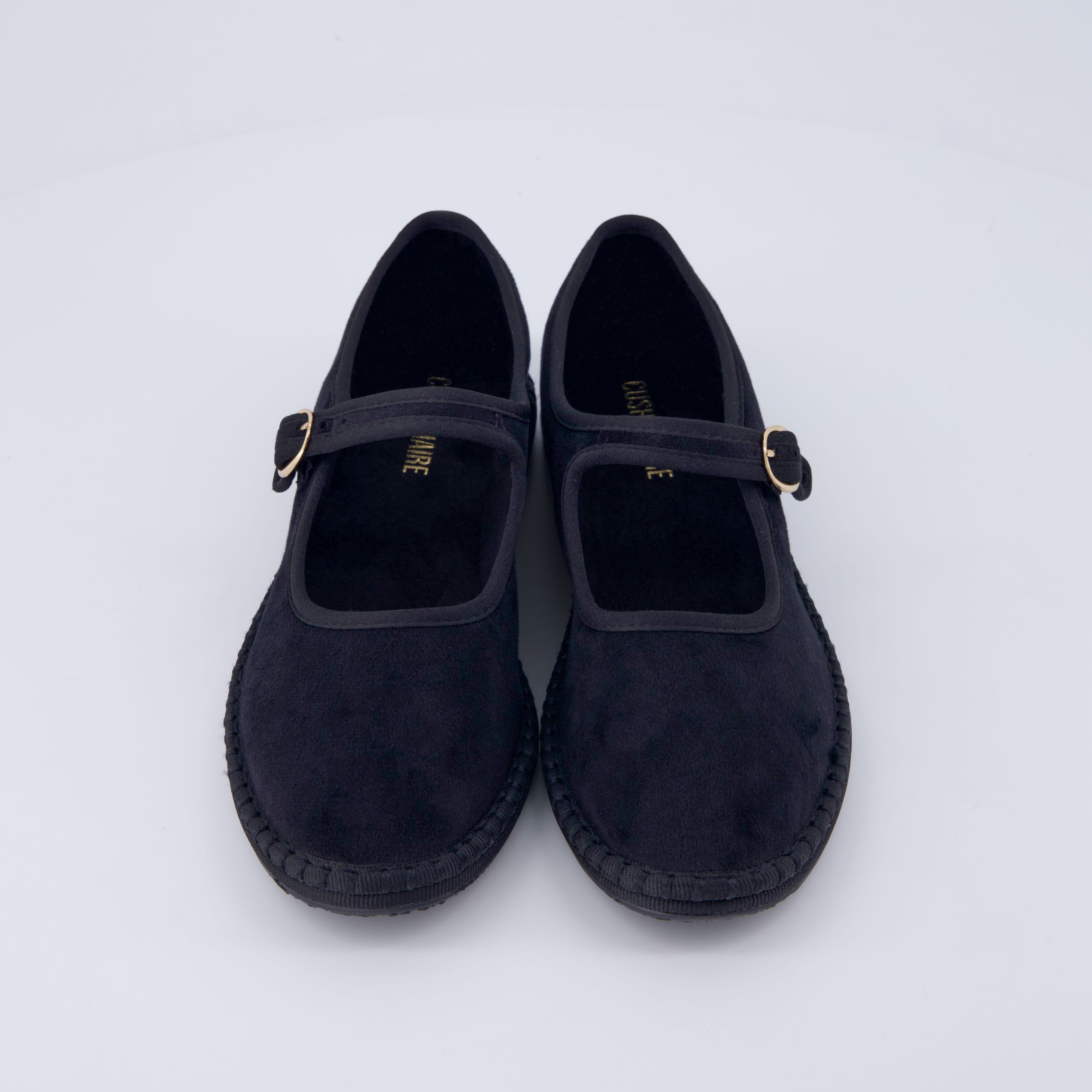 Missy Mary Jane Ballet Flats Brown Cow Mesh Medium