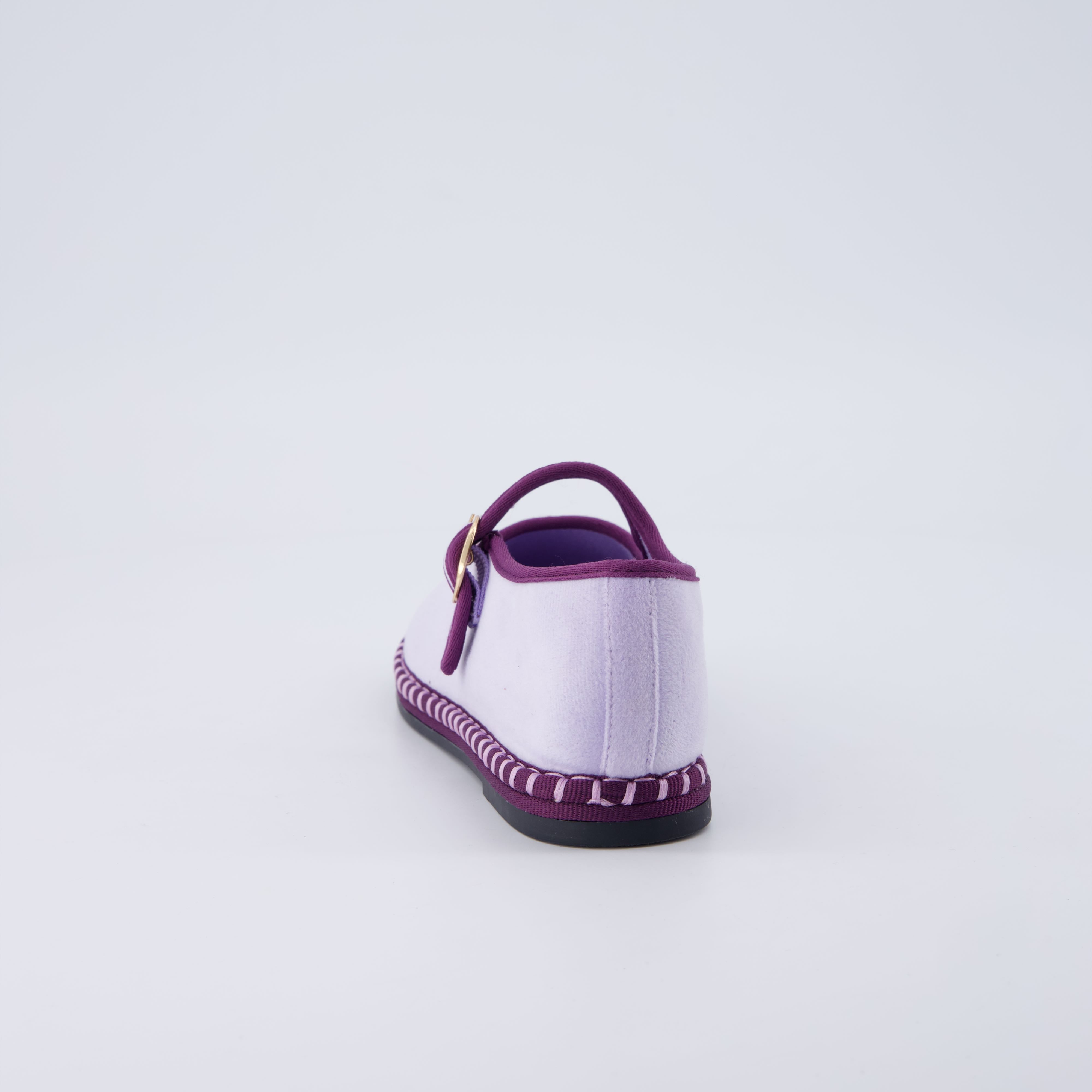 Missy Kids Mary Jane Flats Lavender Purple Medium