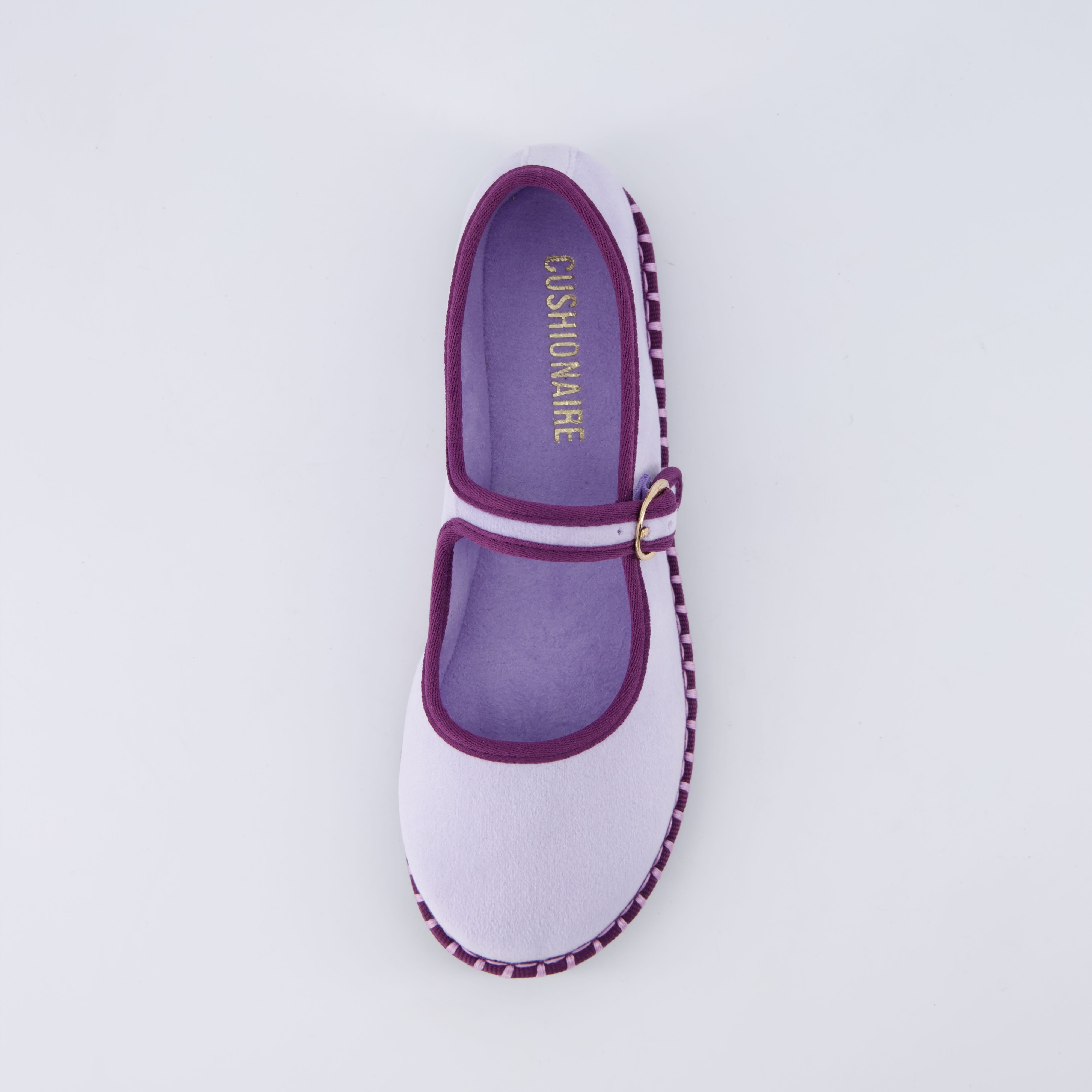 Missy Kids Mary Jane Flats Lavender Purple Medium