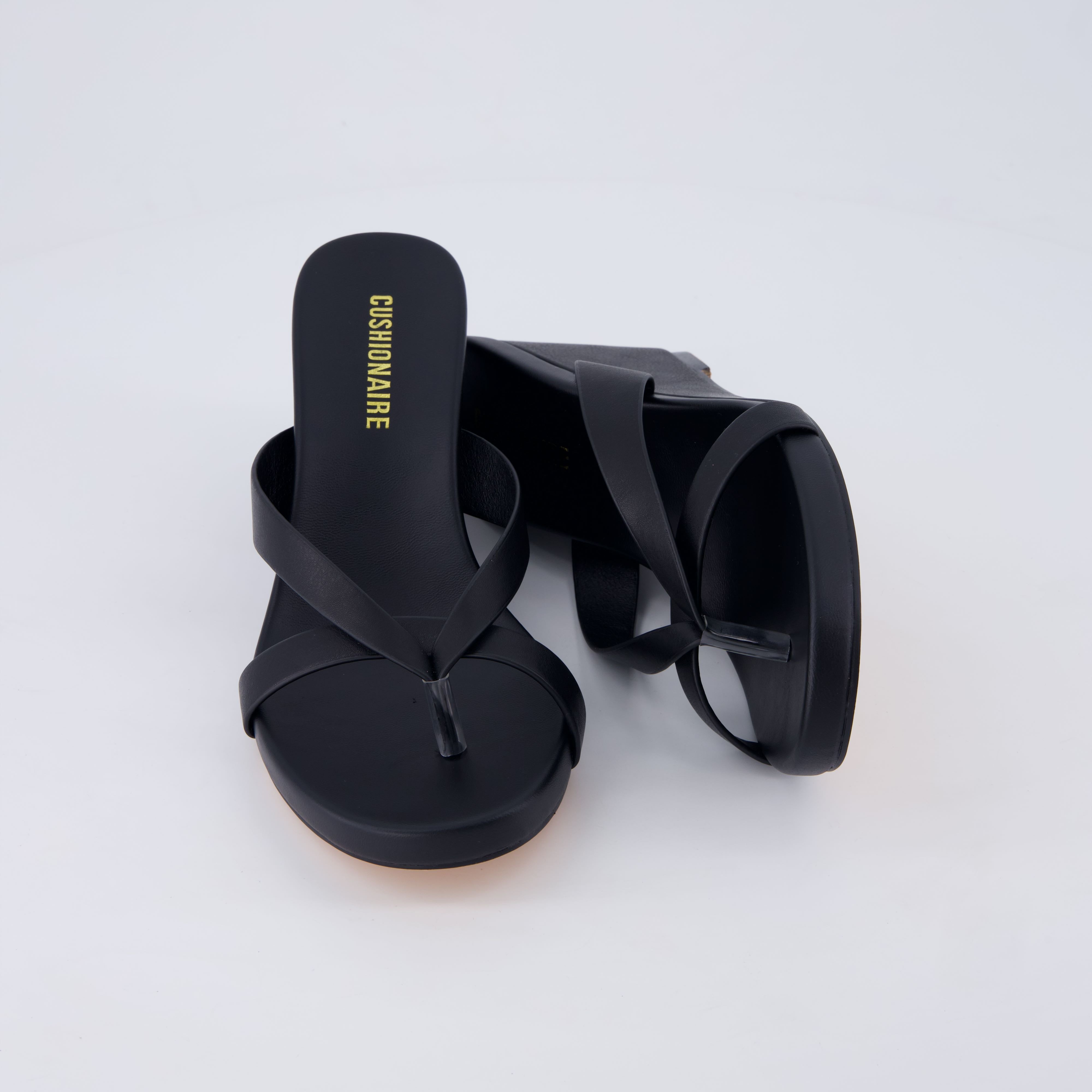 Mona Slip-On Lightweight Sandals Black Medium