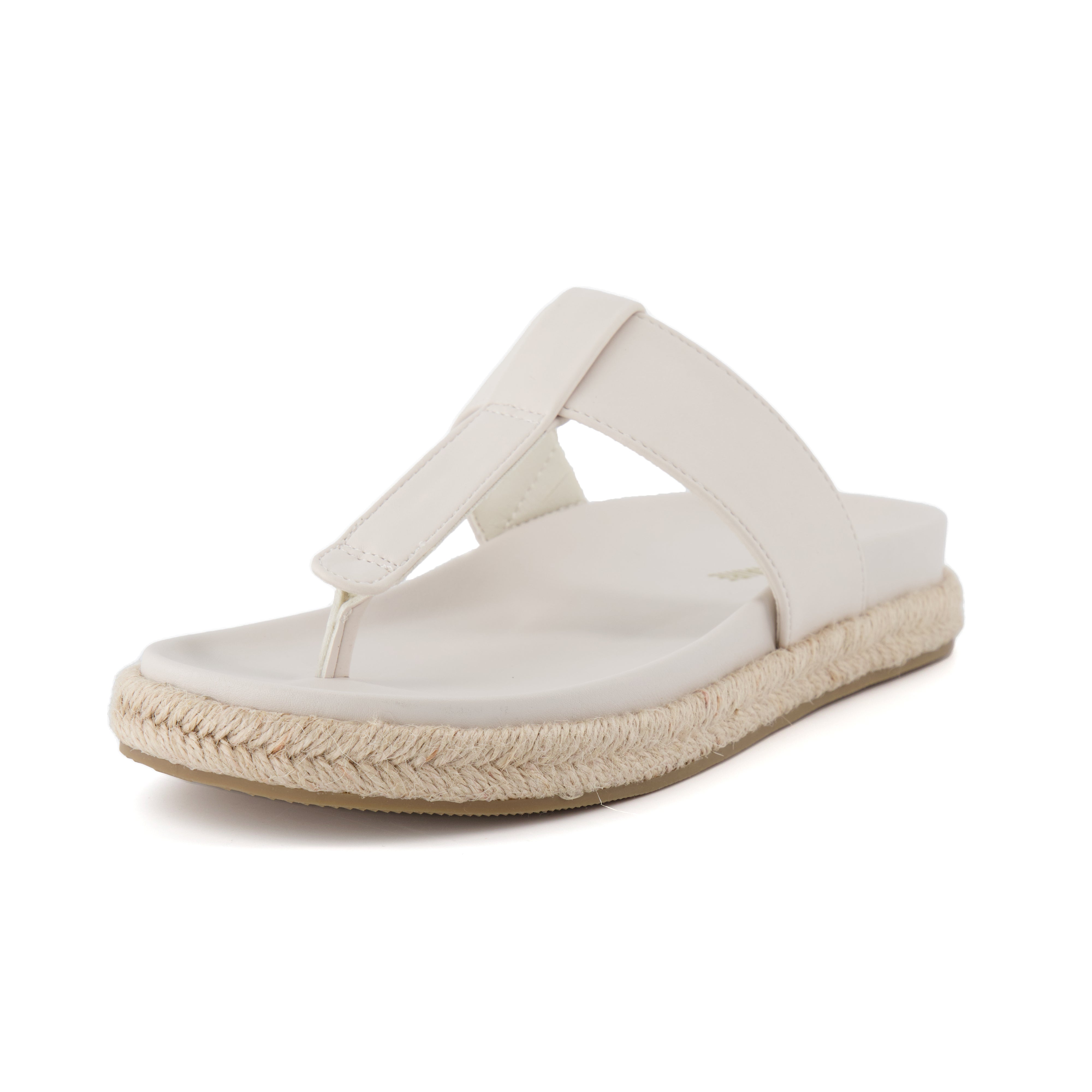 Nacho Espadrille Footbed Sandal Bone