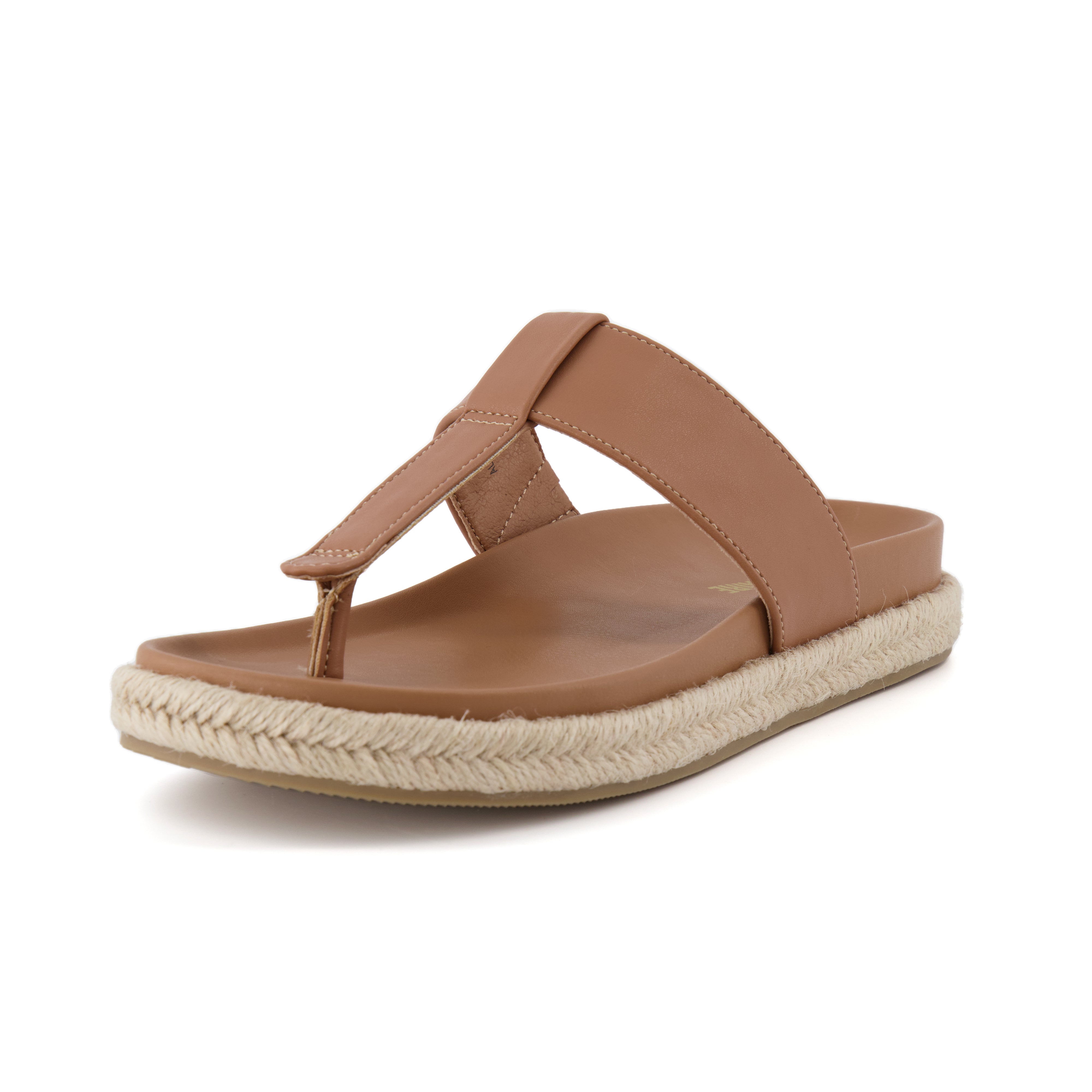 Nacho Espadrille Footbed Sandal Latte