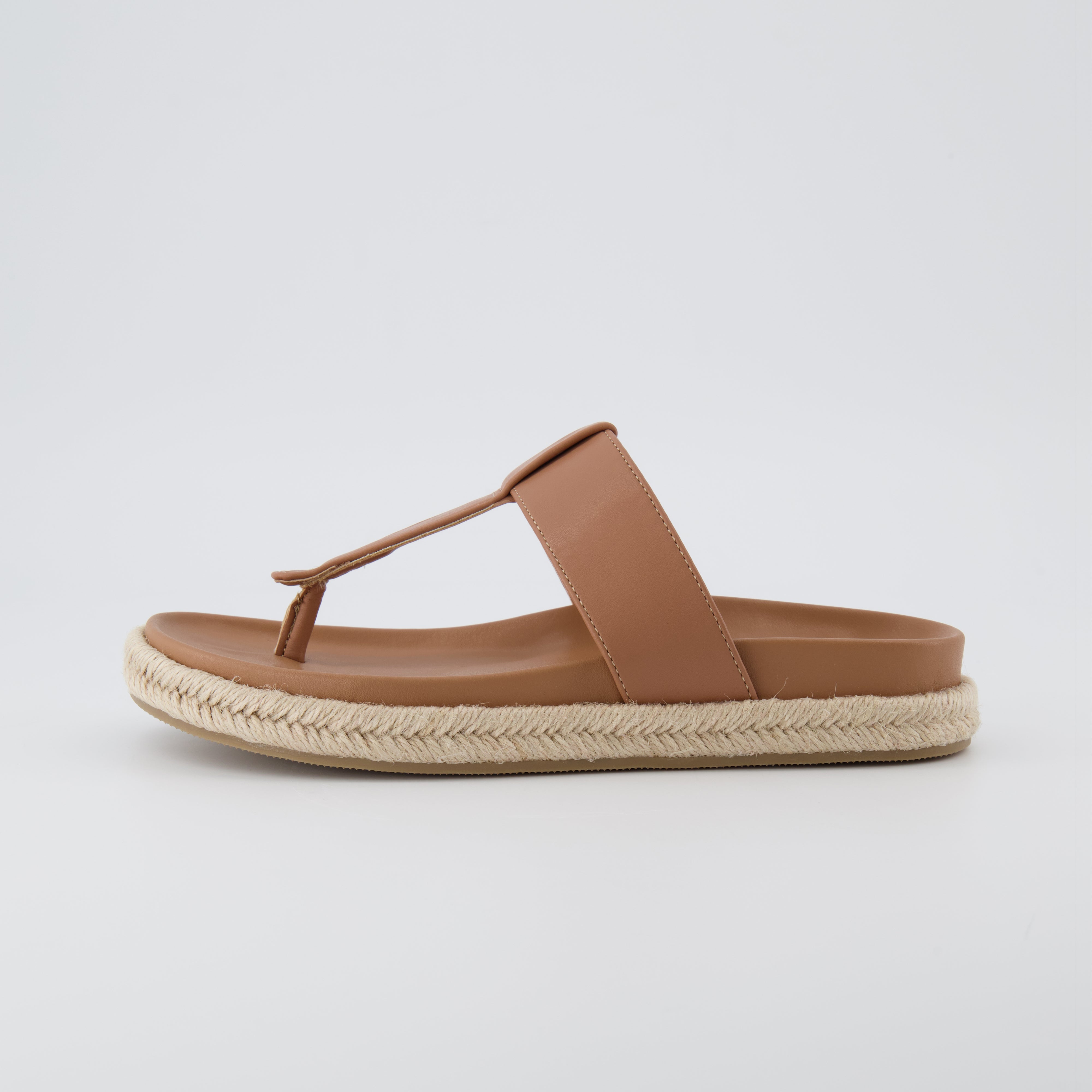 Nacho Espadrille Footbed Sandal Latte