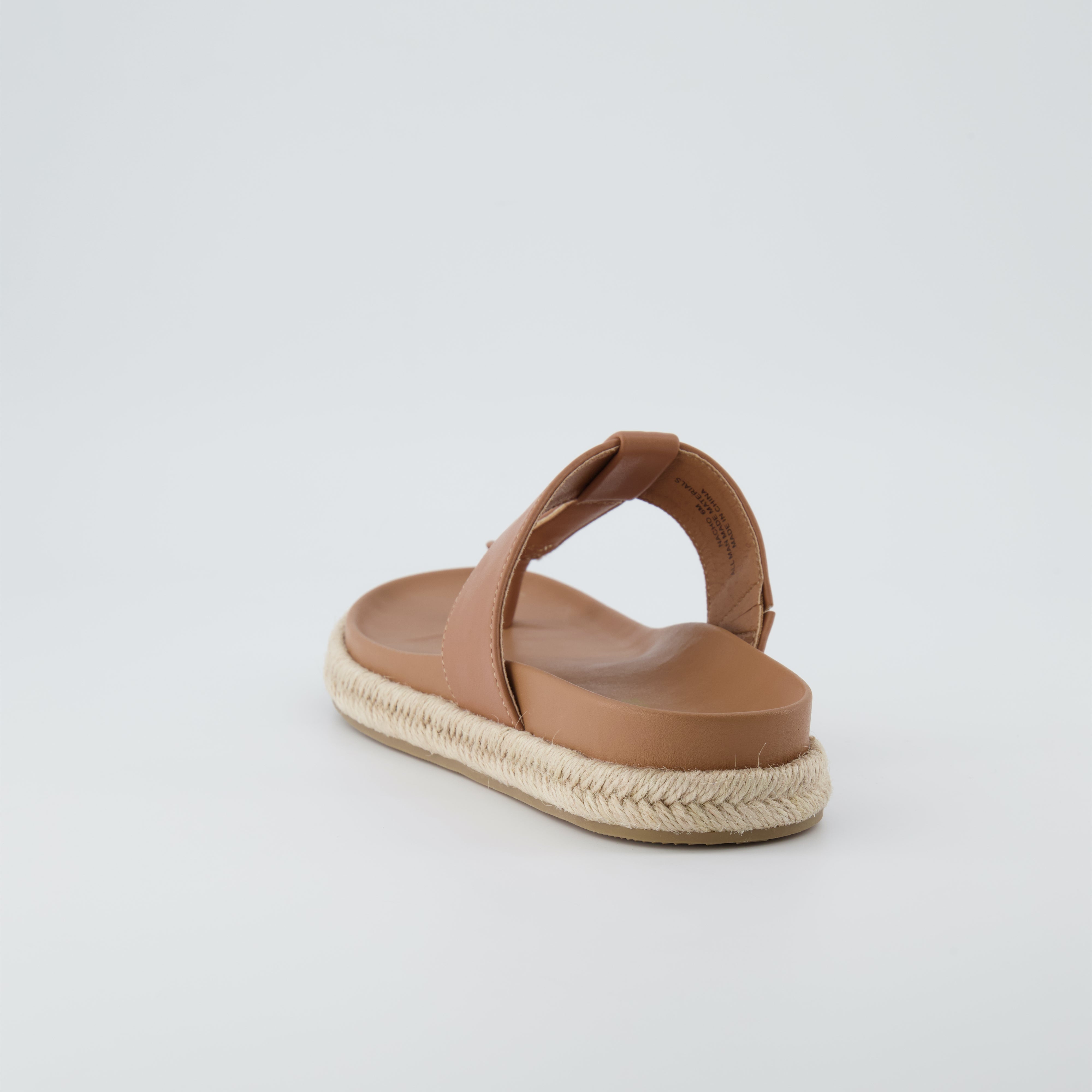 Nacho Espadrille Footbed Sandal Latte