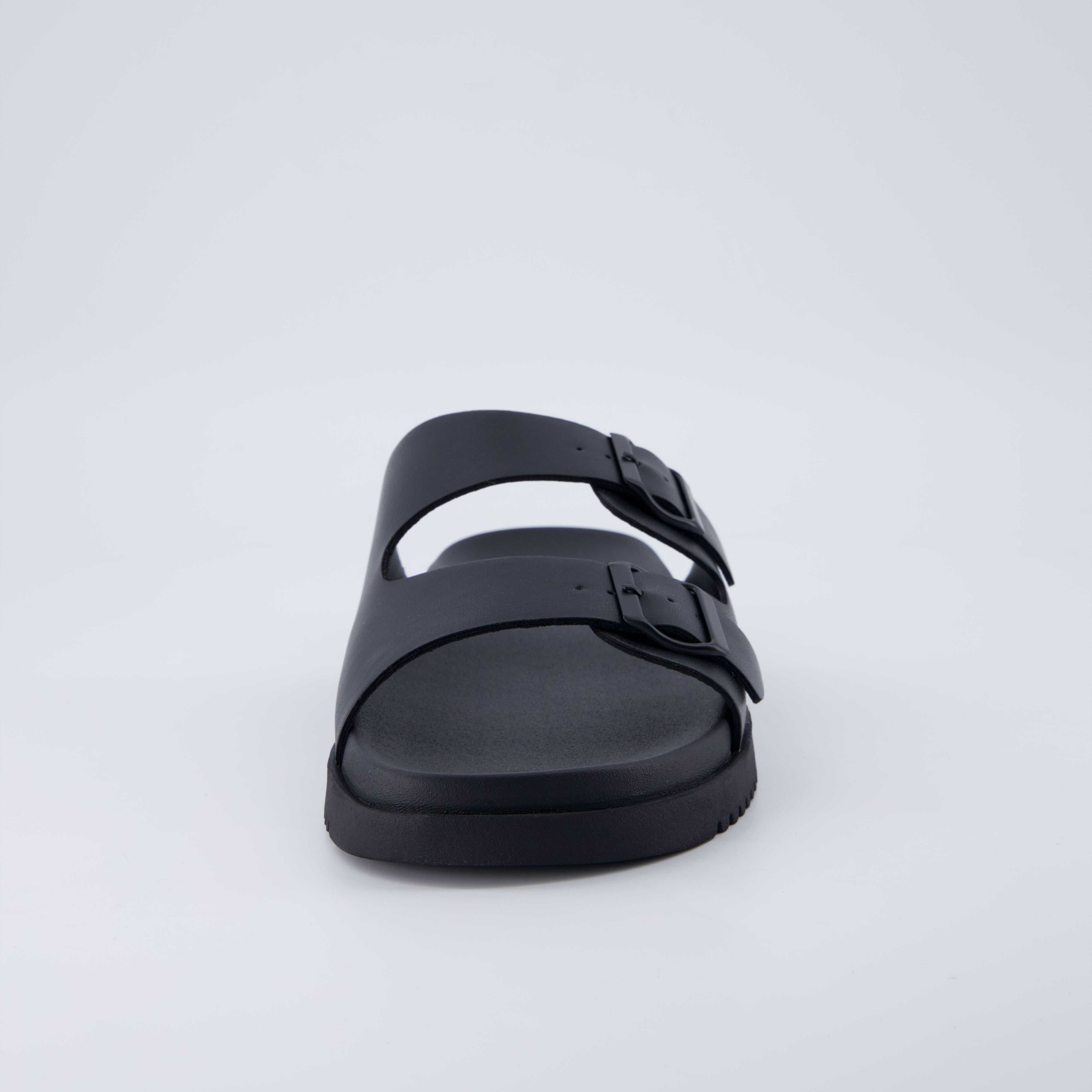 Nation Slip On Slides Black Medium