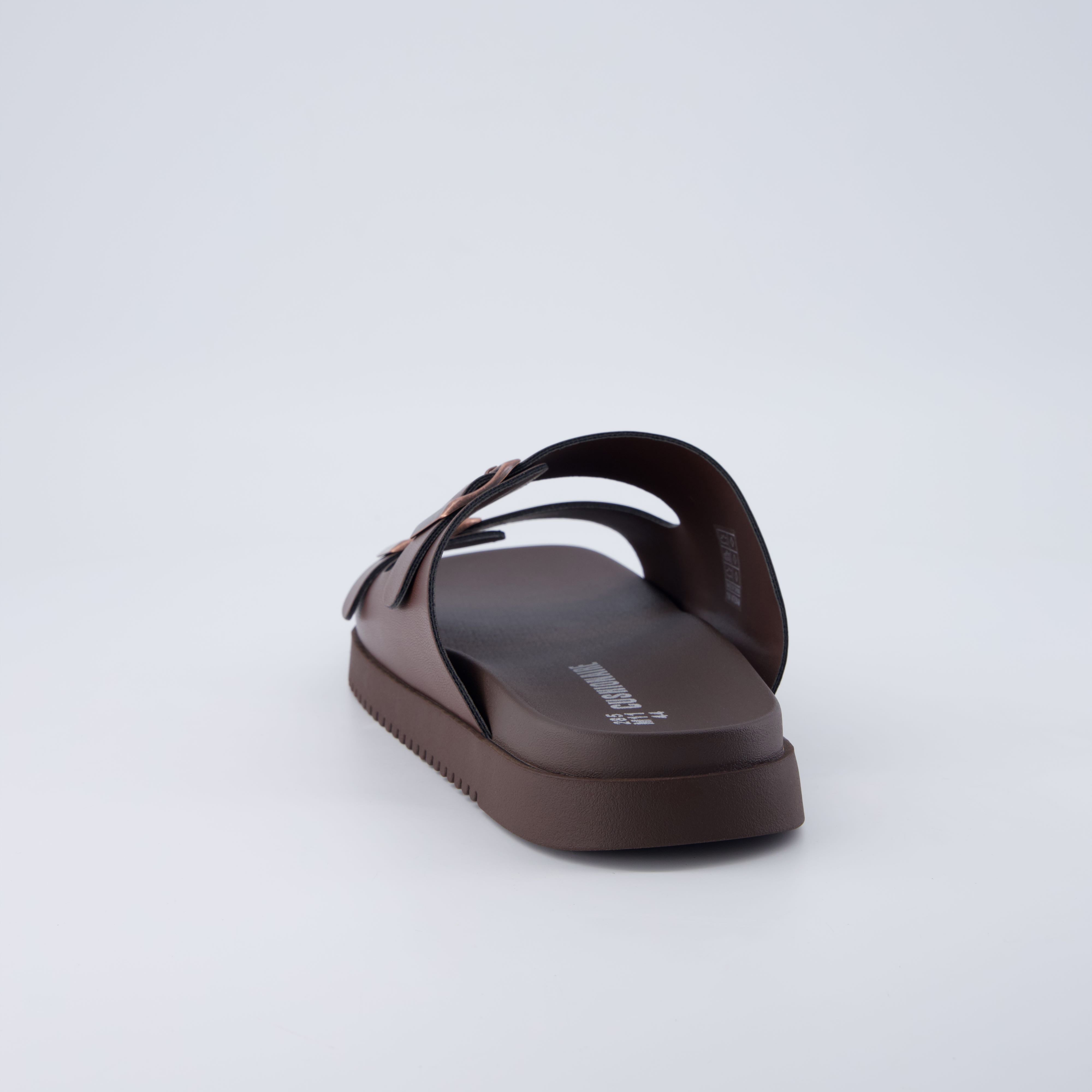 Nation Slip On Slides Brown Medium