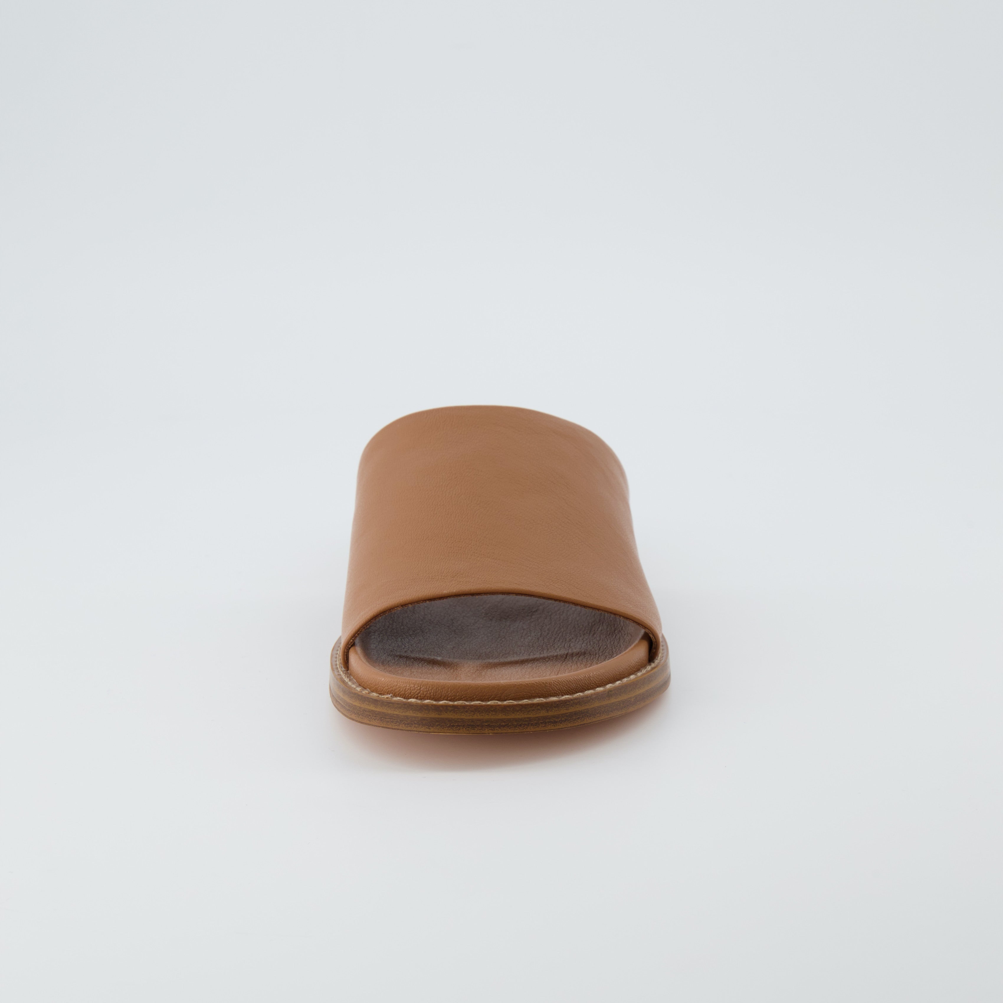 Nugget Footbed Slide Sandal Tan