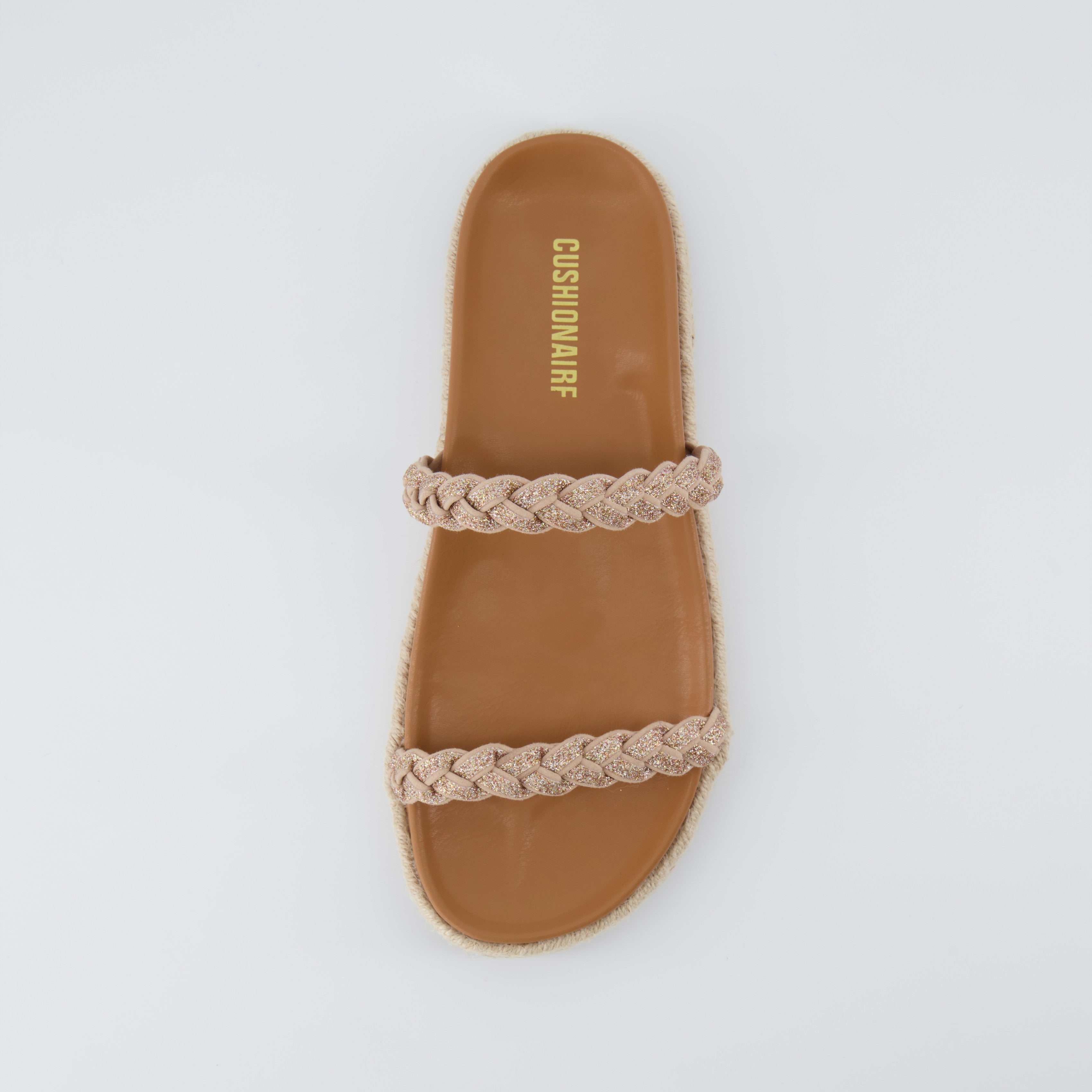 Nutmeg Espadrille Footbed Sandal Tan