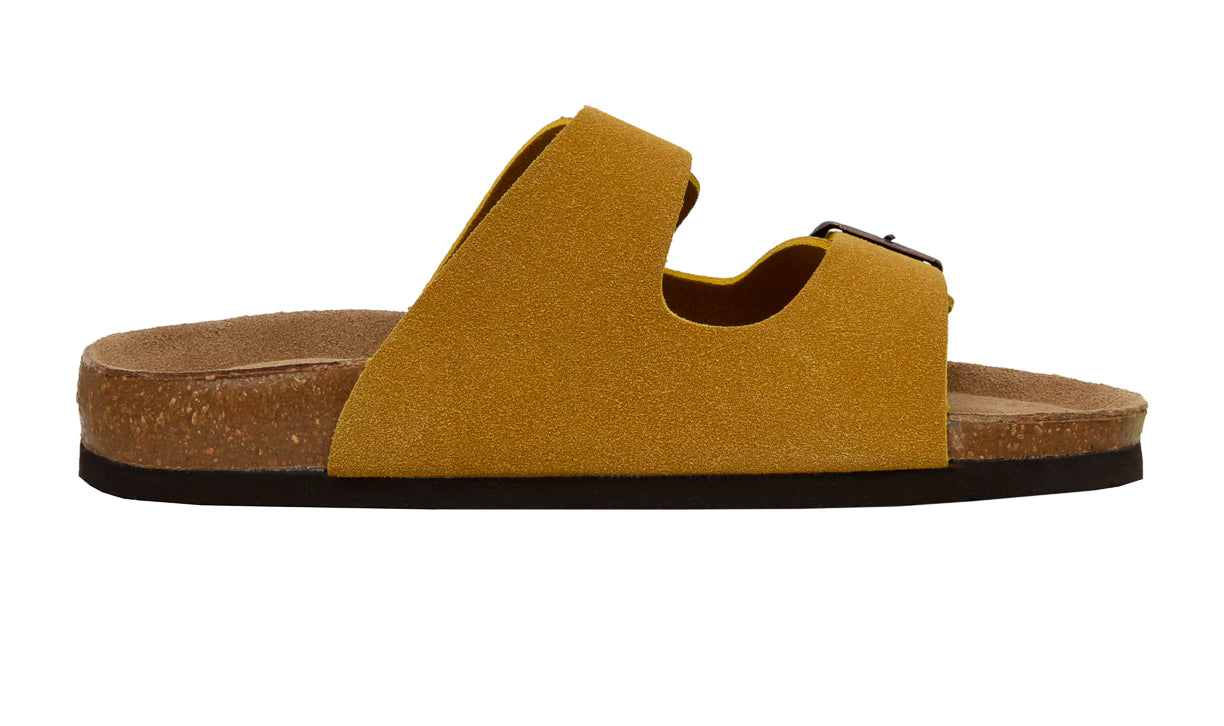 Lane Cork Footbed Sandal Suedes Pink Suede