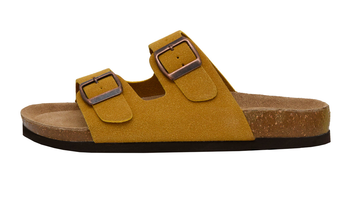 Lane Cork Footbed Sandal Suedes Pink Suede