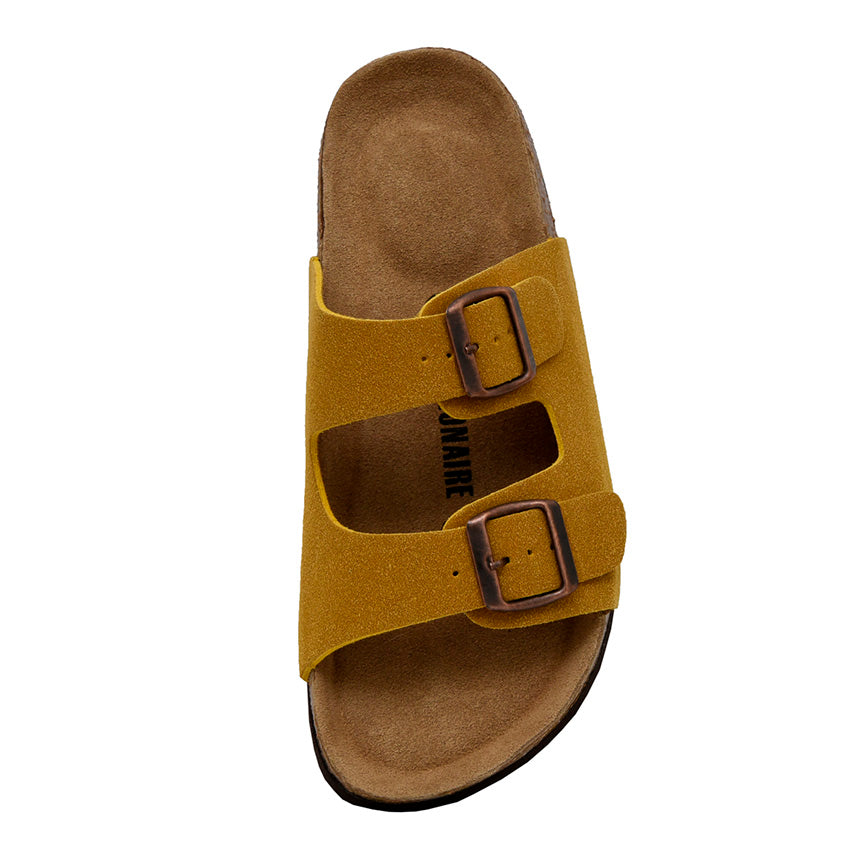 Lane Cork Footbed Sandal Suedes Pink Suede