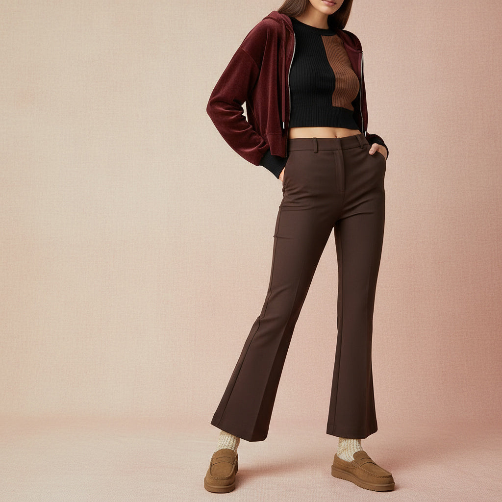 Ollie Suede Slippers Brown