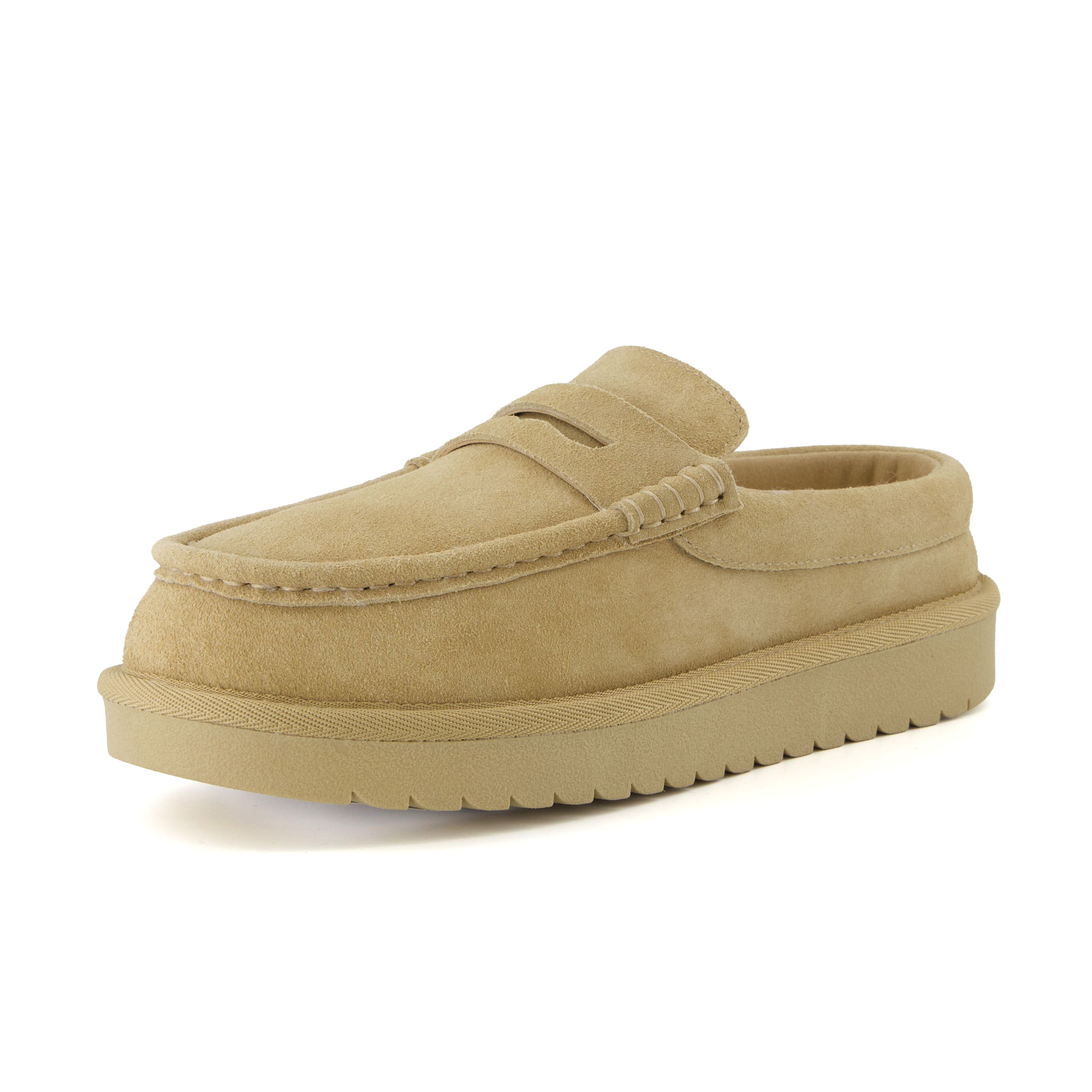 Ollie Suede Slippers Biscuit