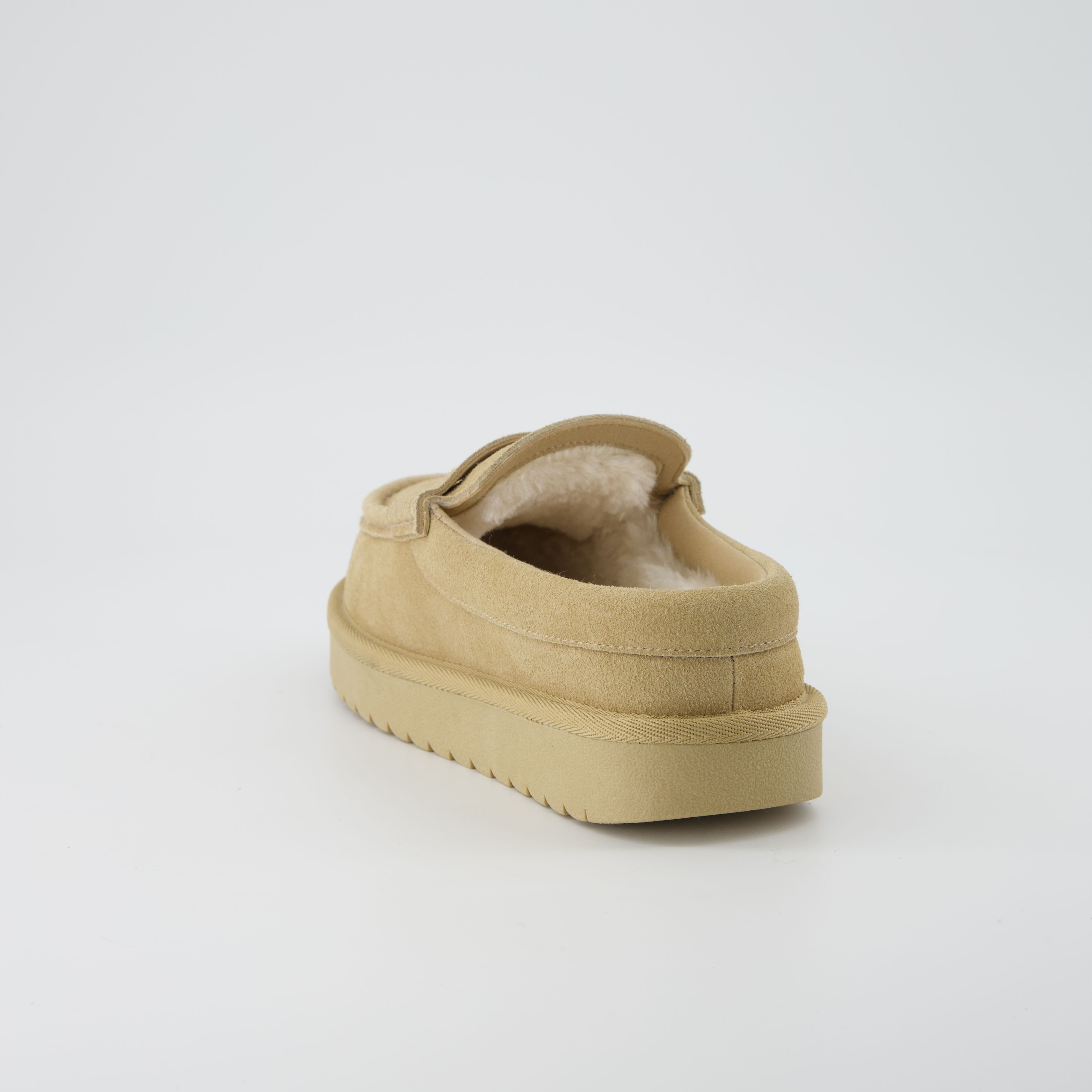 Ollie Suede Slippers Biscuit