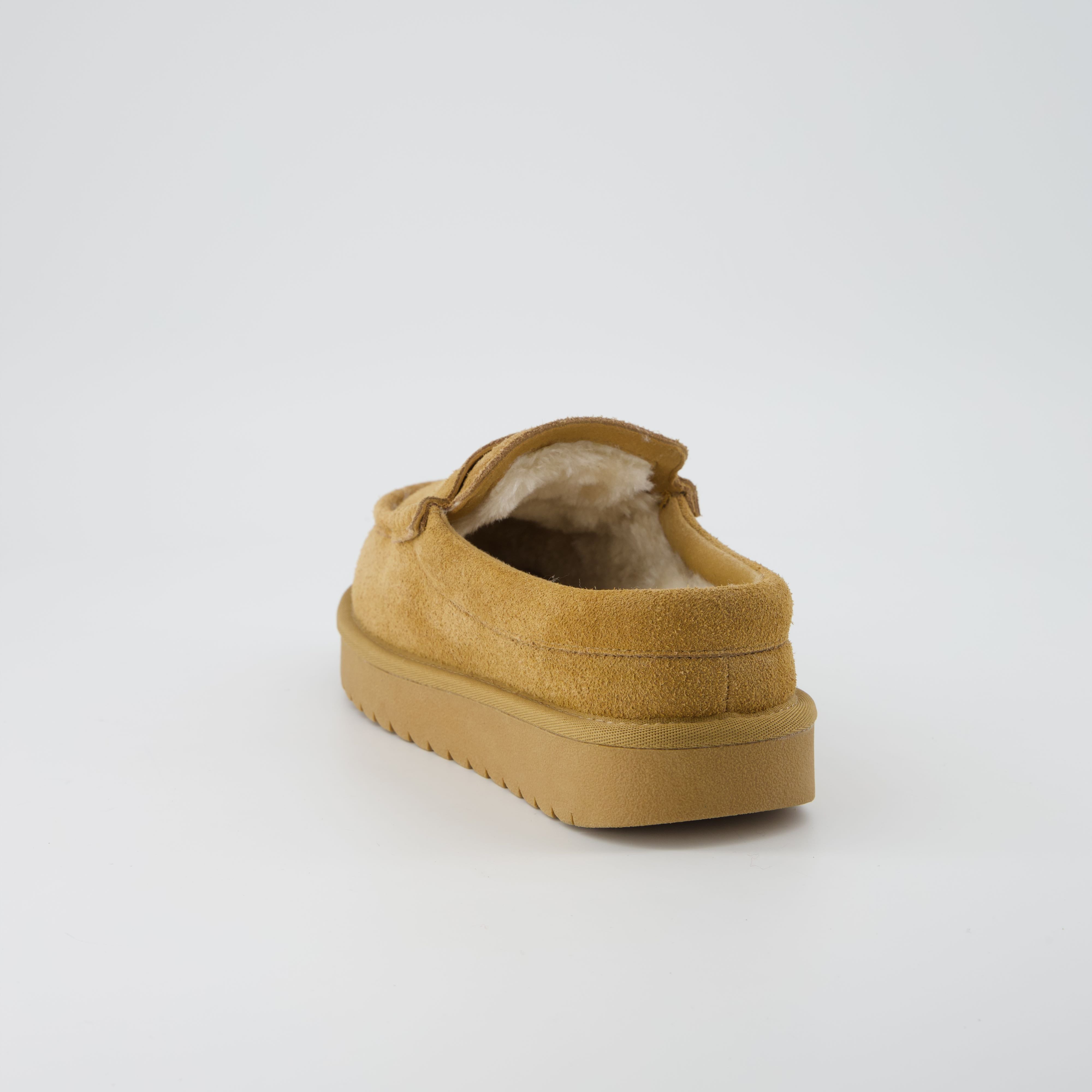 Ollie Suede Slippers Chestnut