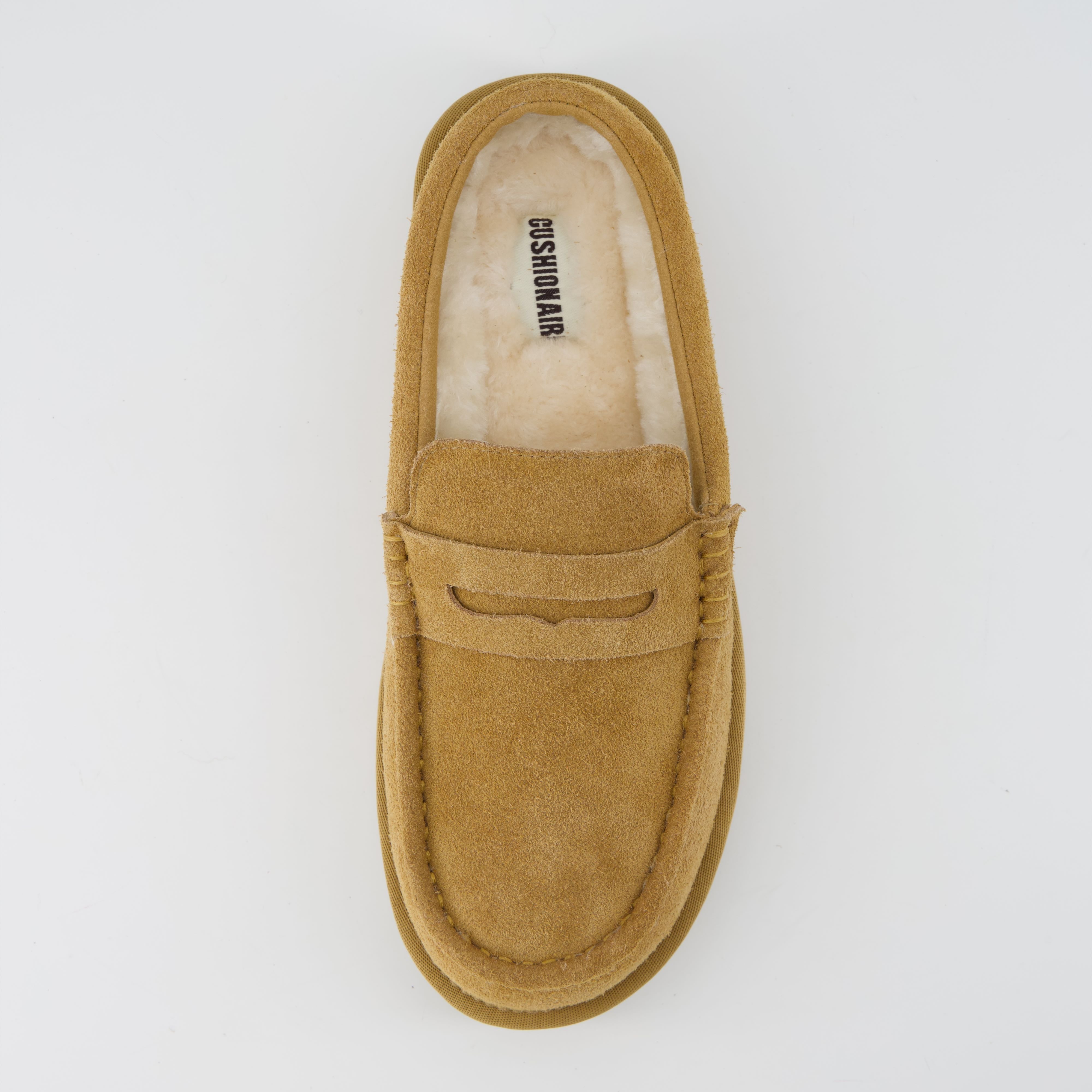 Ollie Suede Slippers Chestnut