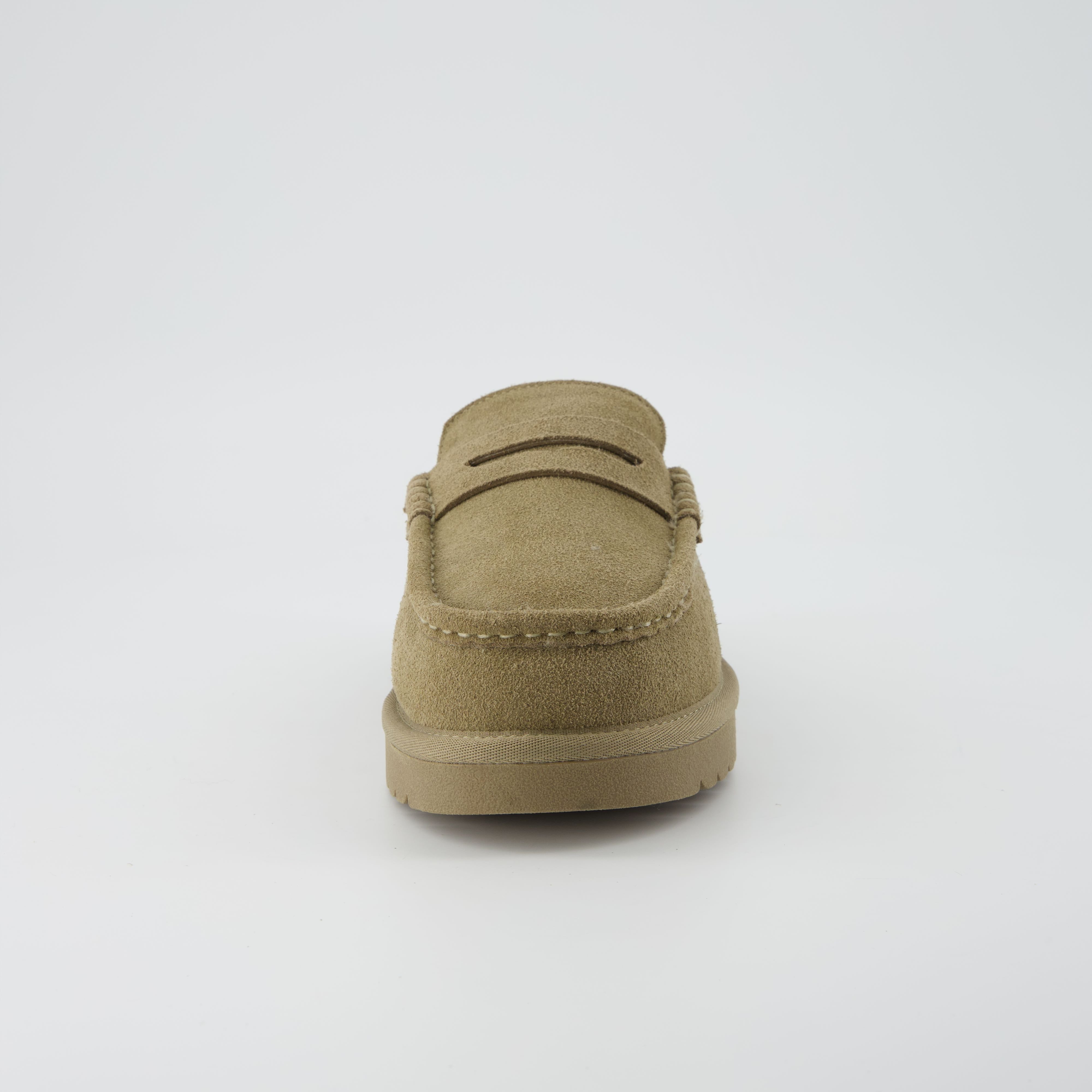 Ollie Suede Slippers Moss