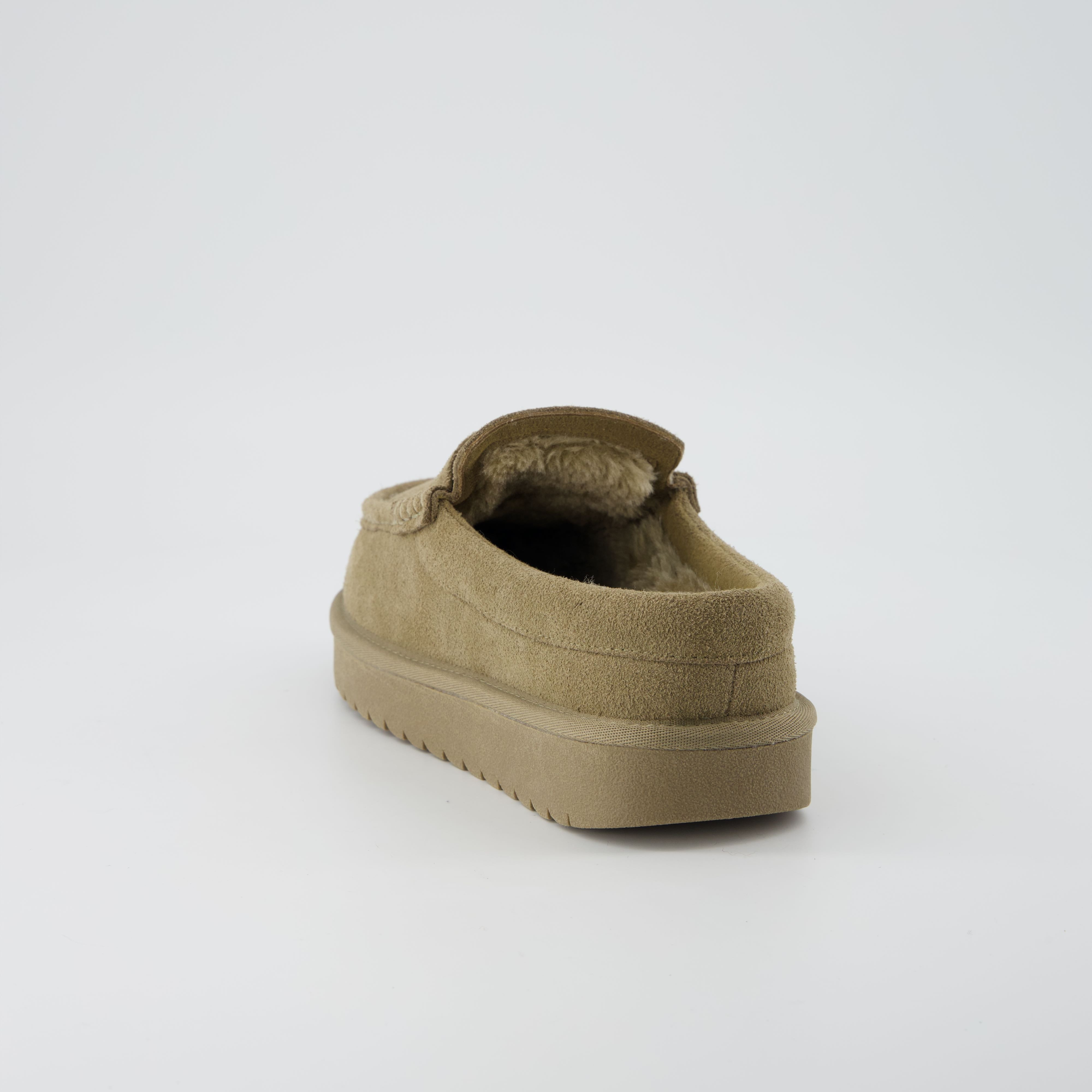 Ollie Suede Slippers Moss