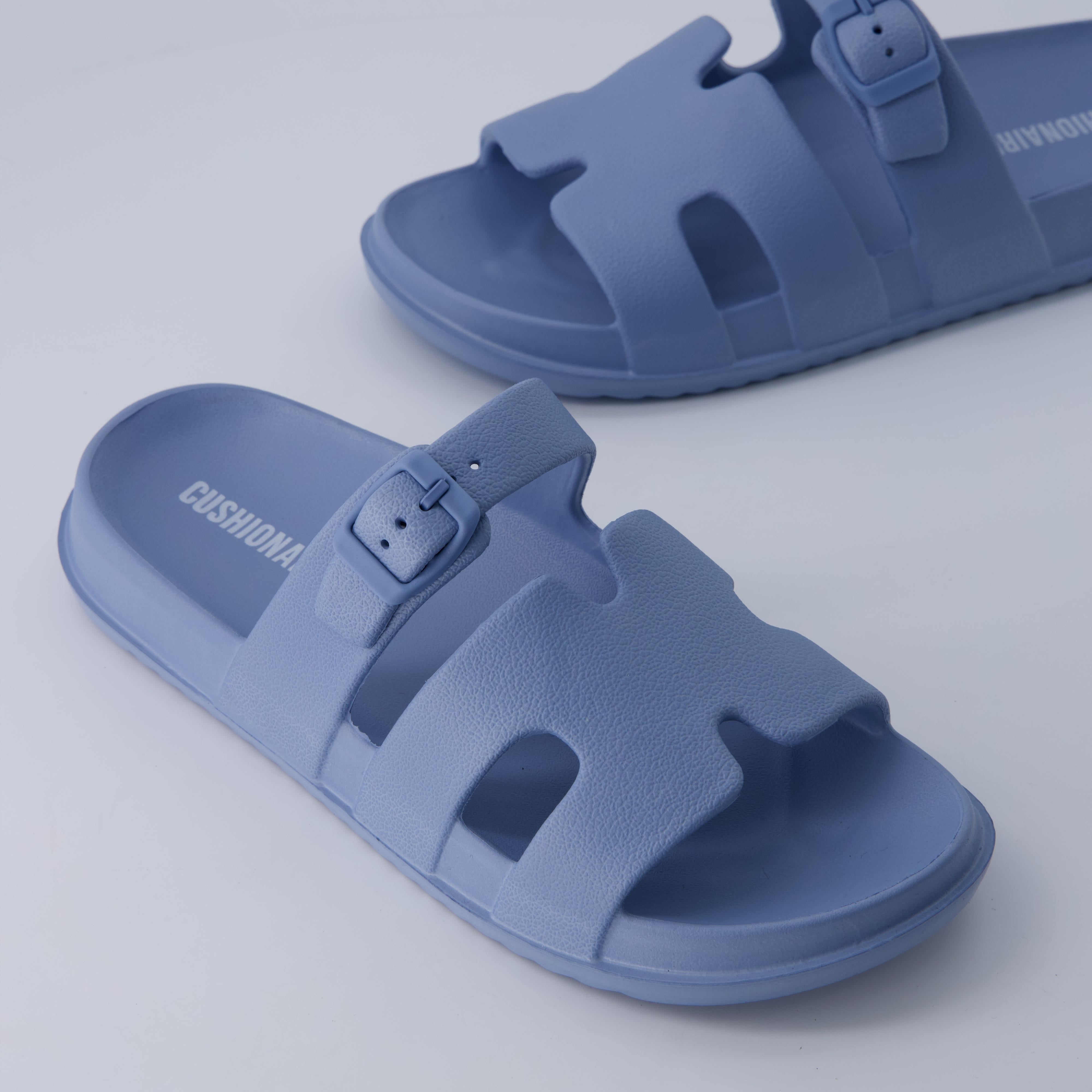 Orbit Slide Sandals Blue Medium