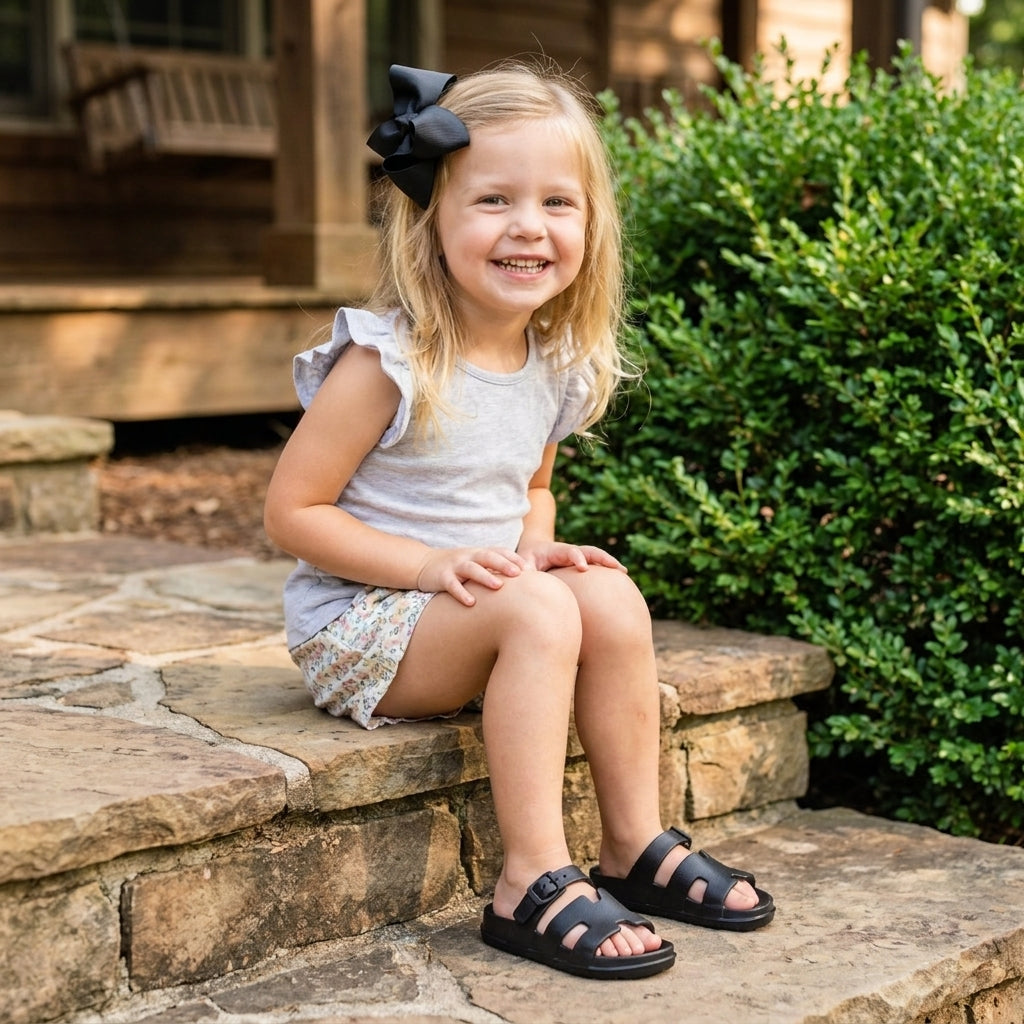 Orbit Kids Sandals Black Medium