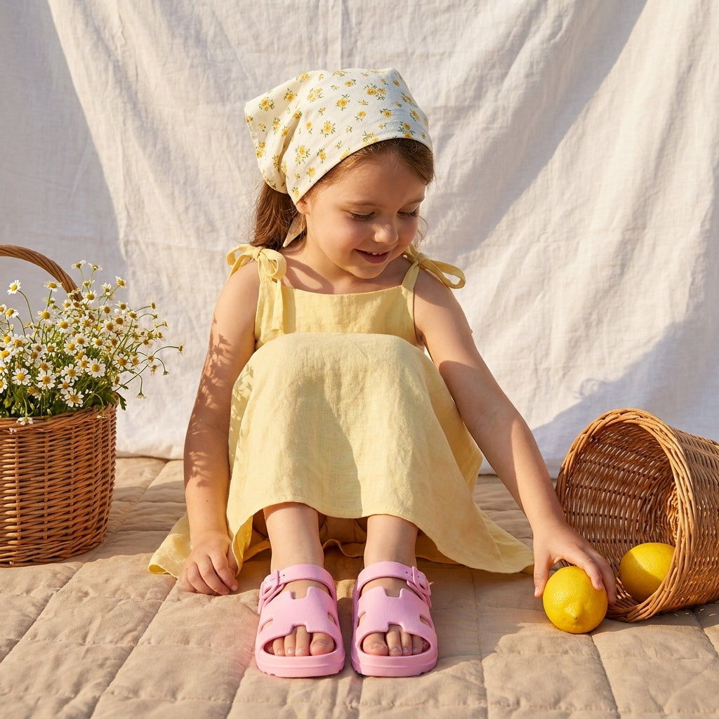 Orbit Kids Sandals Pink Medium
