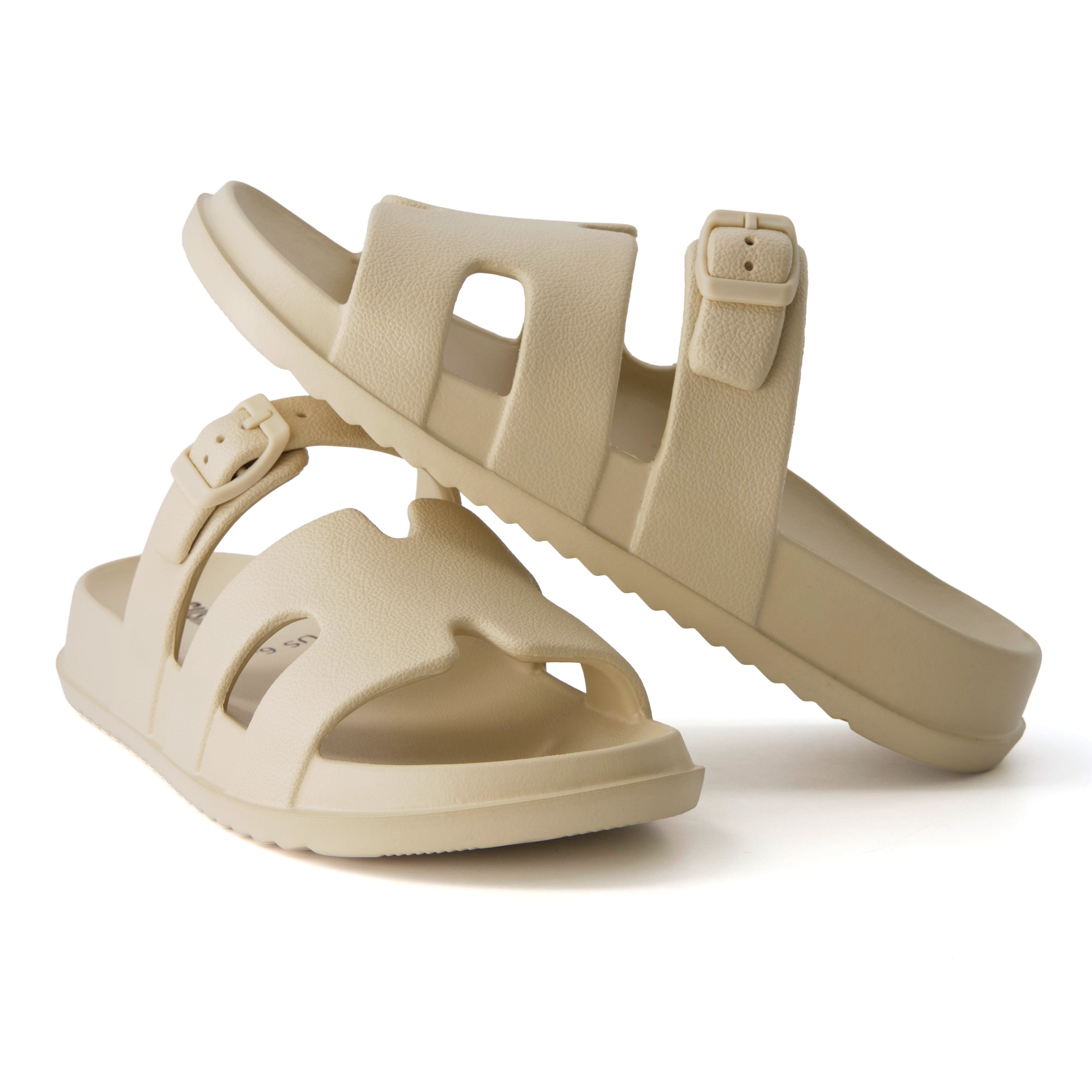 Orbit Slide Sandals Khaki Medium