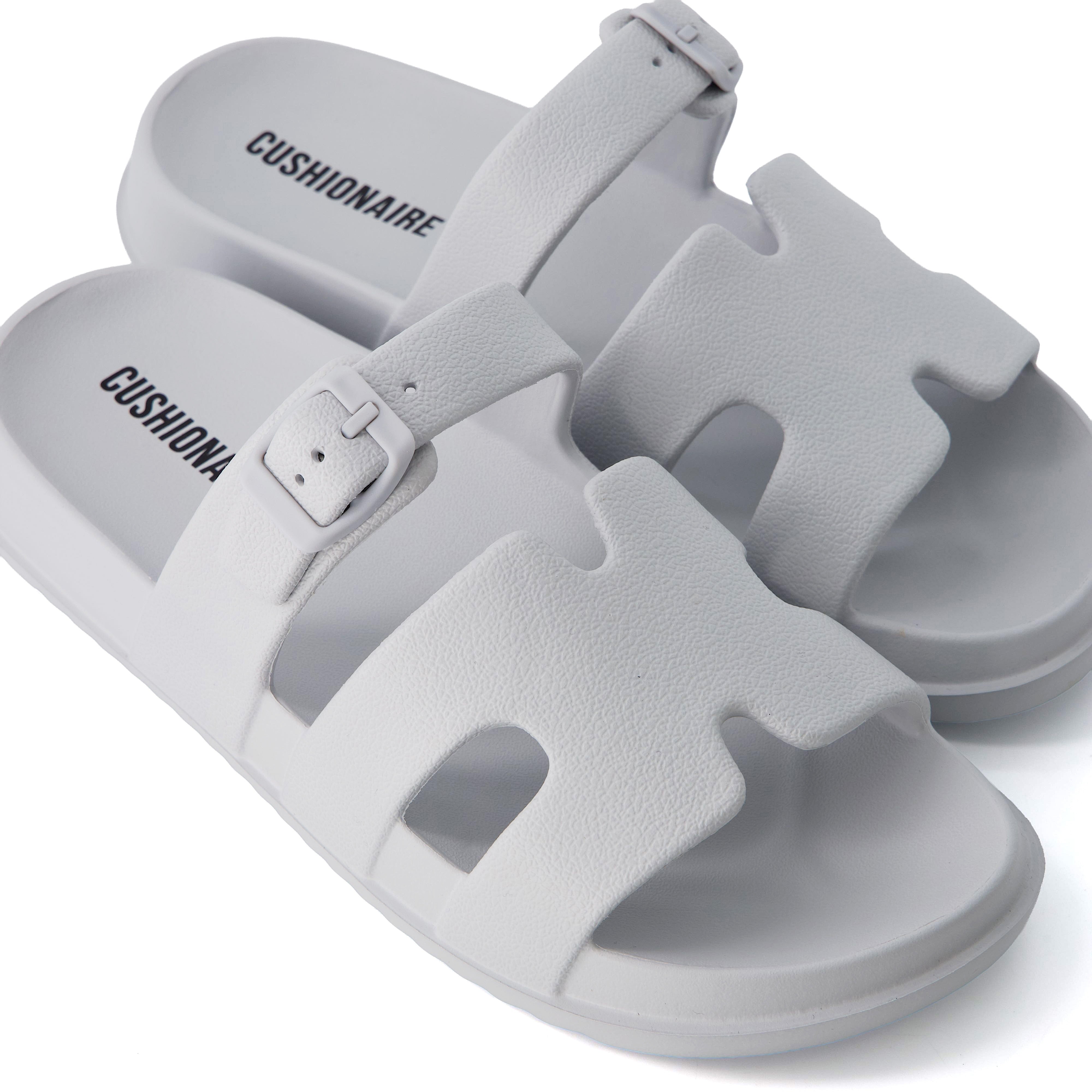 Orbit Slide Sandals Light Gray Medium