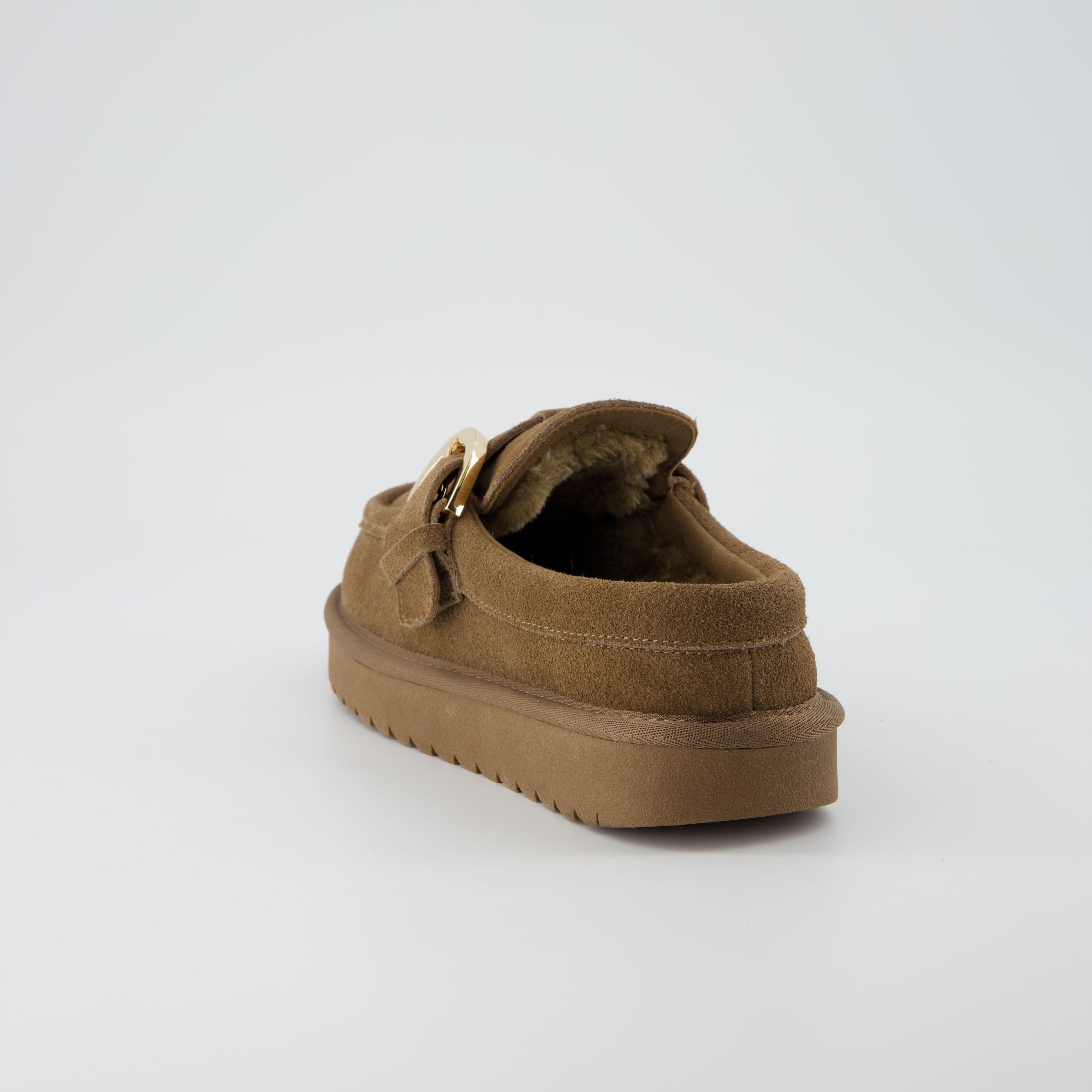 Origin Suede Slippers Brown