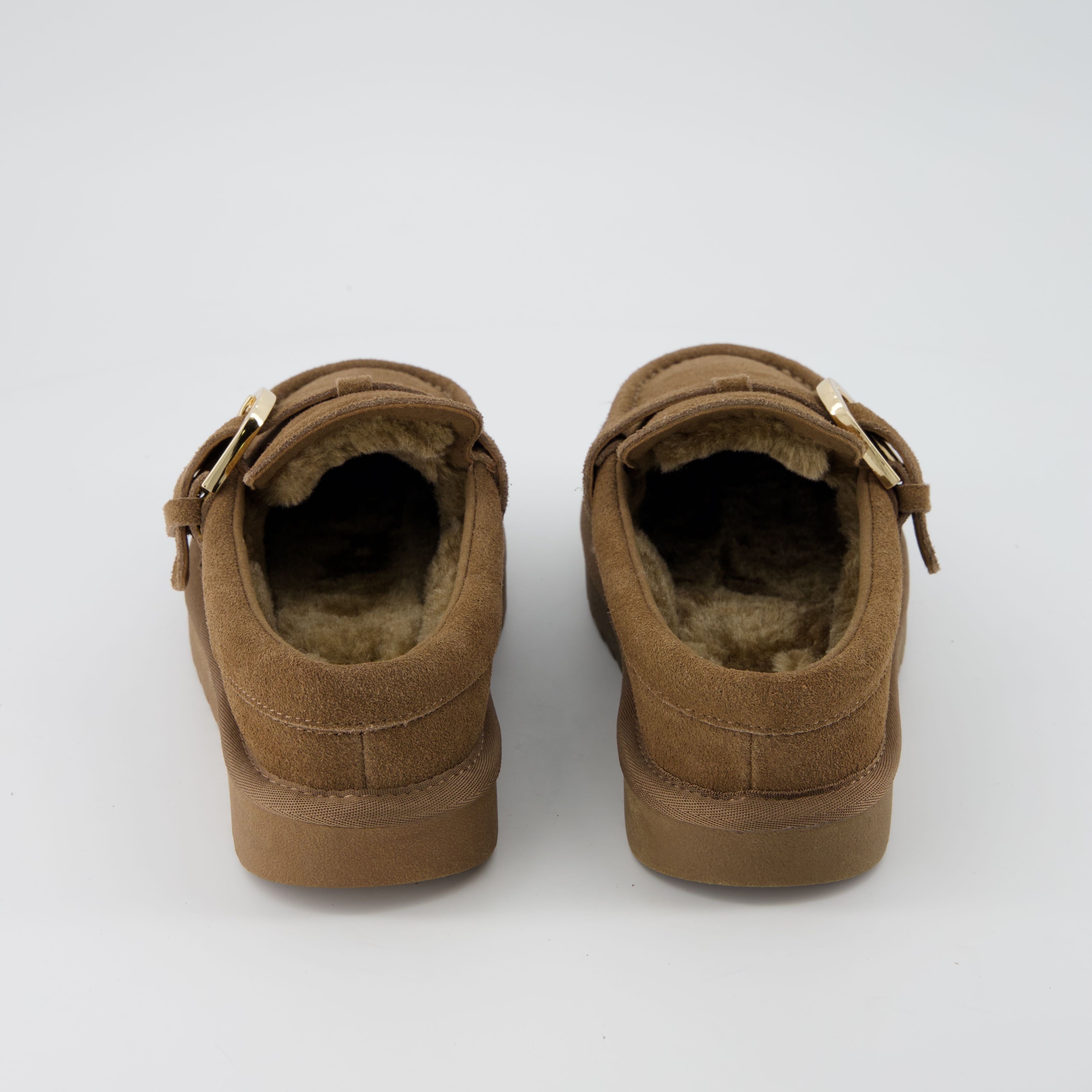 Origin Suede Slippers Brown