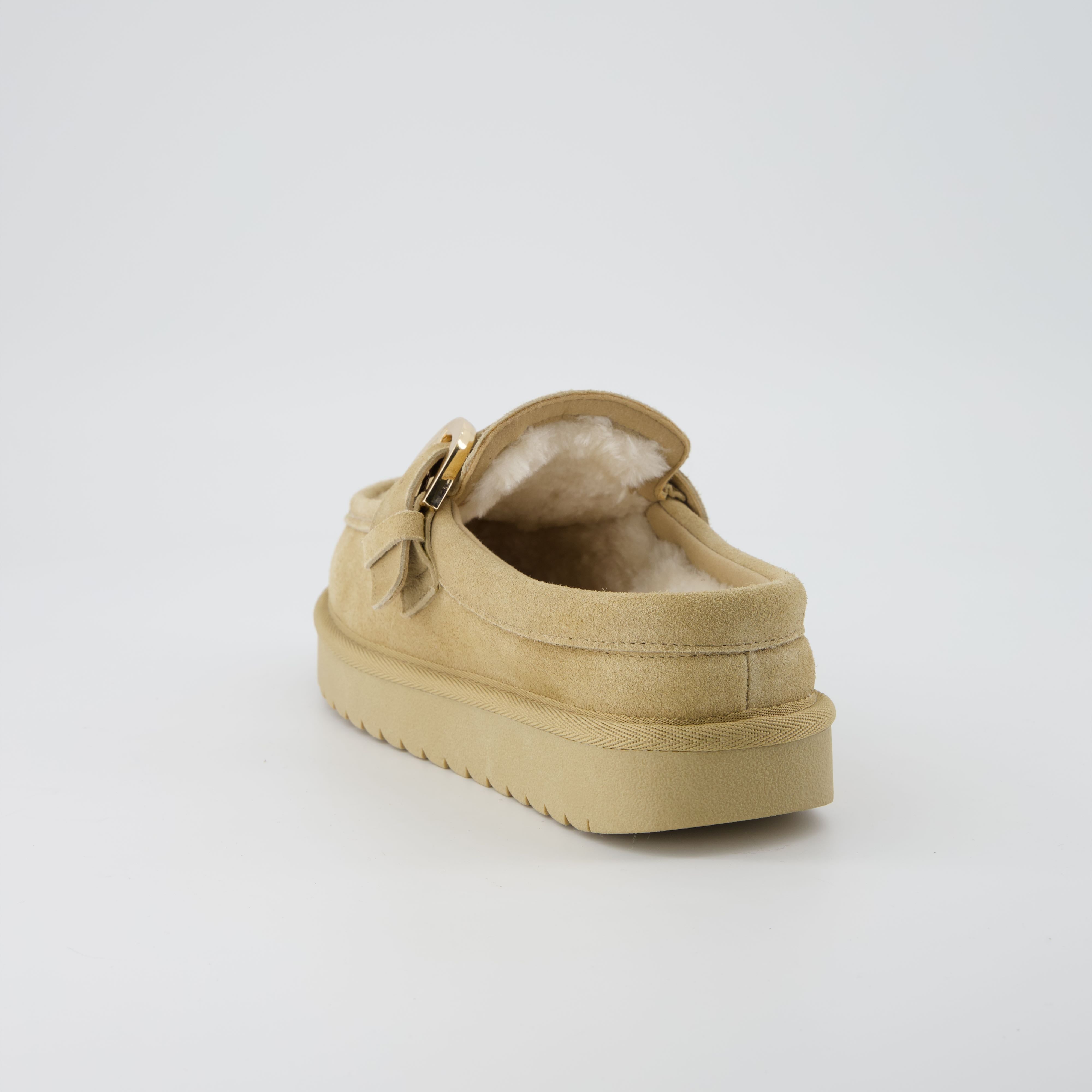 Origin Suede Slippers Biscuit