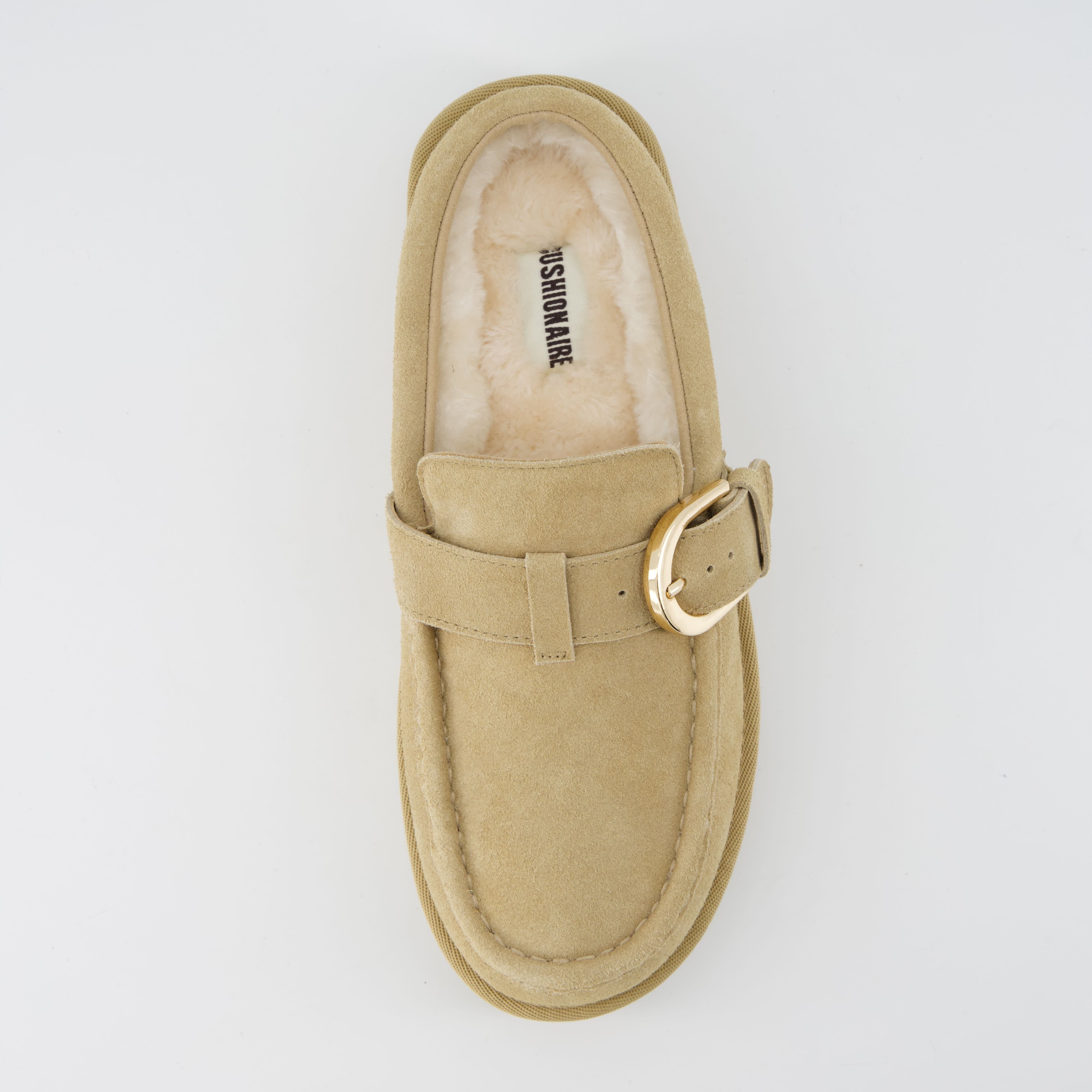 Cushionaire Origin Women's Cozy Suede Loafer Slippers - Genuine