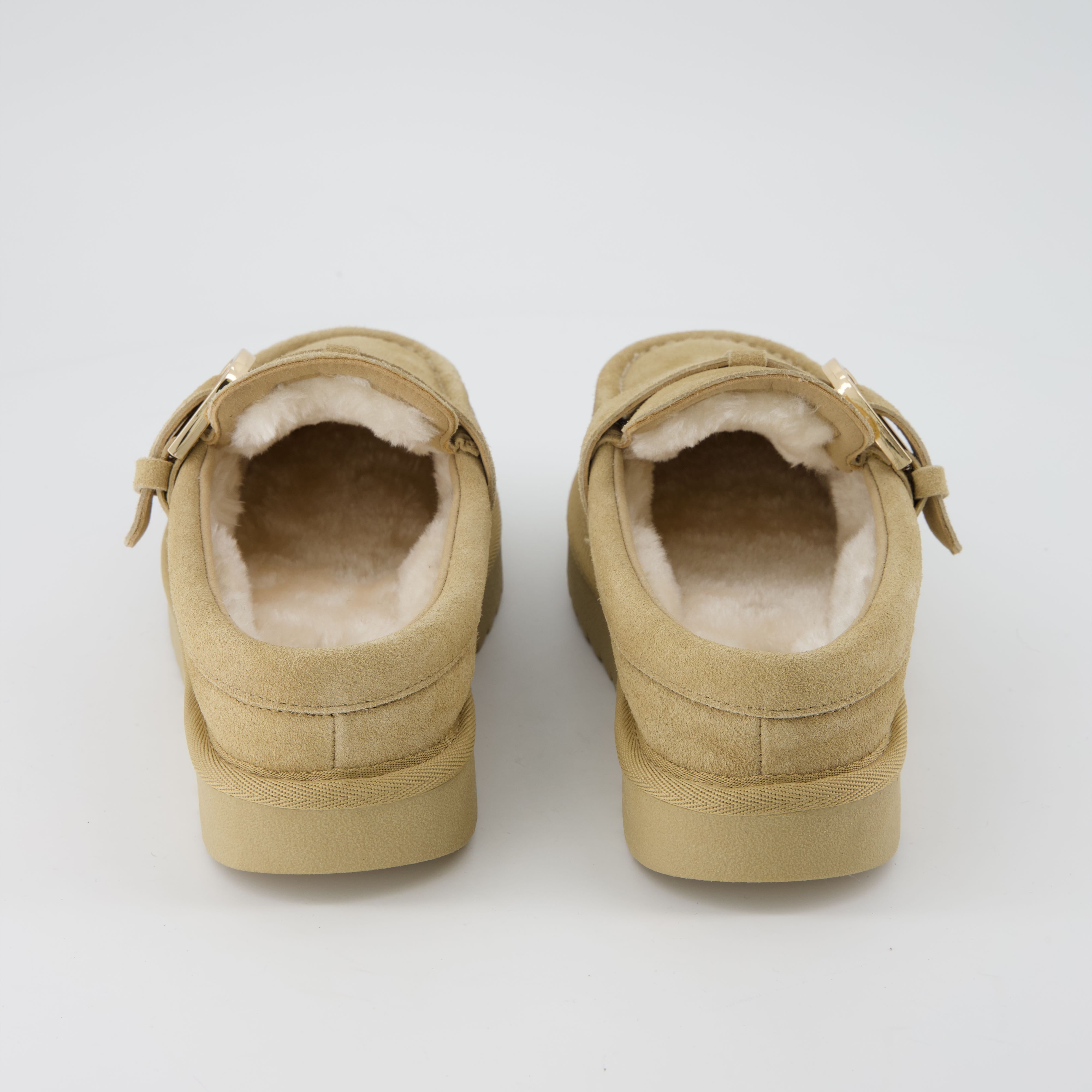 Origin Suede Slippers Biscuit