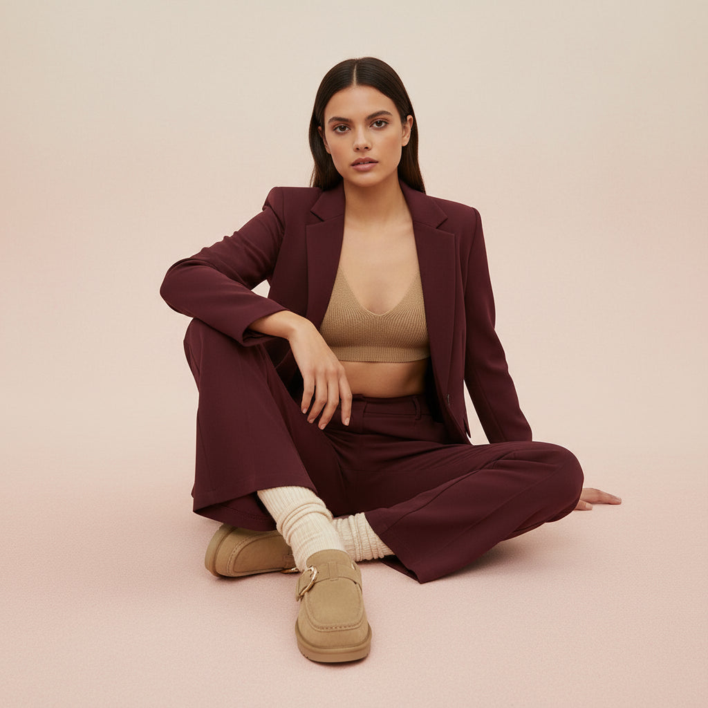 Origin Suede Slippers Biscuit