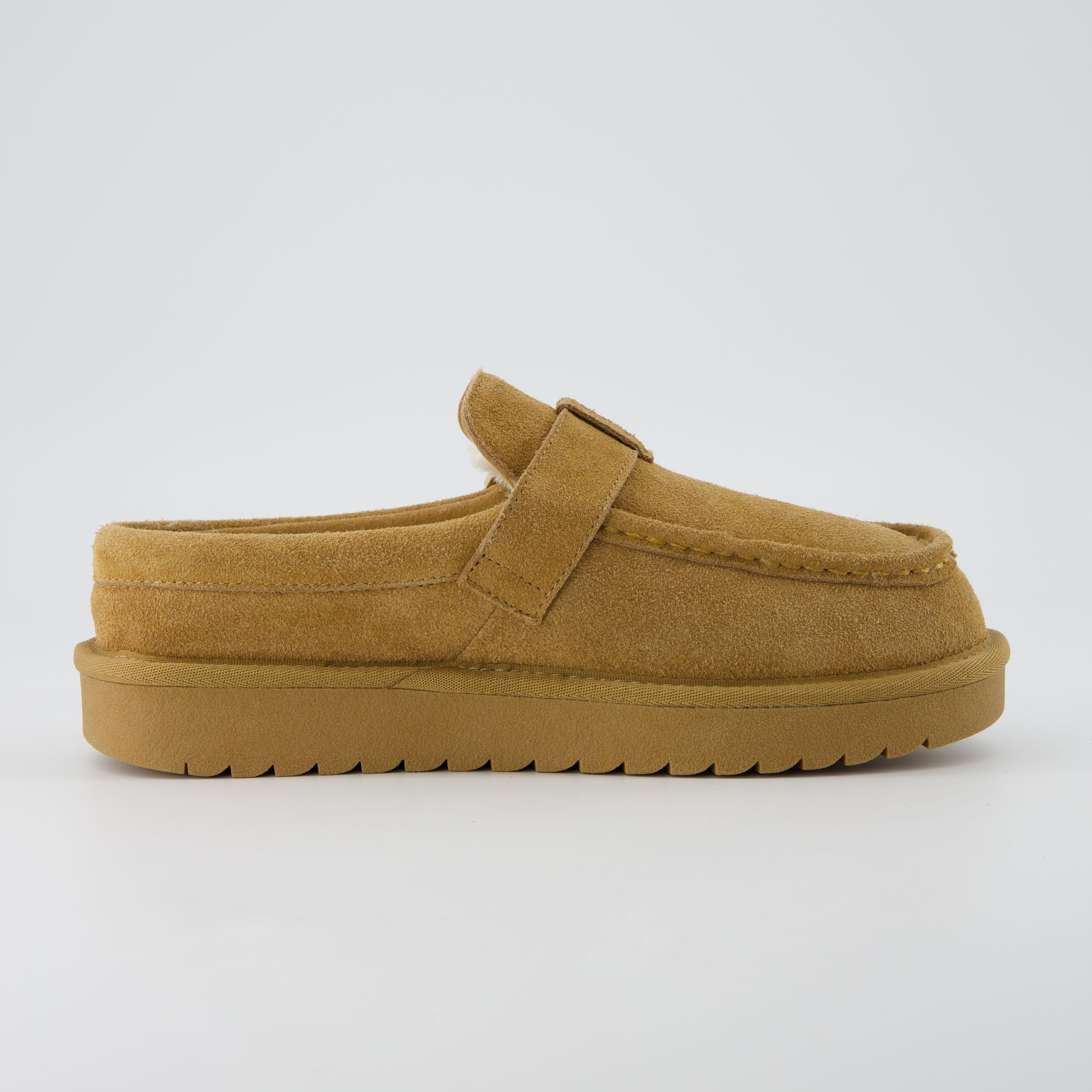 Origin Suede Slippers Chestnut