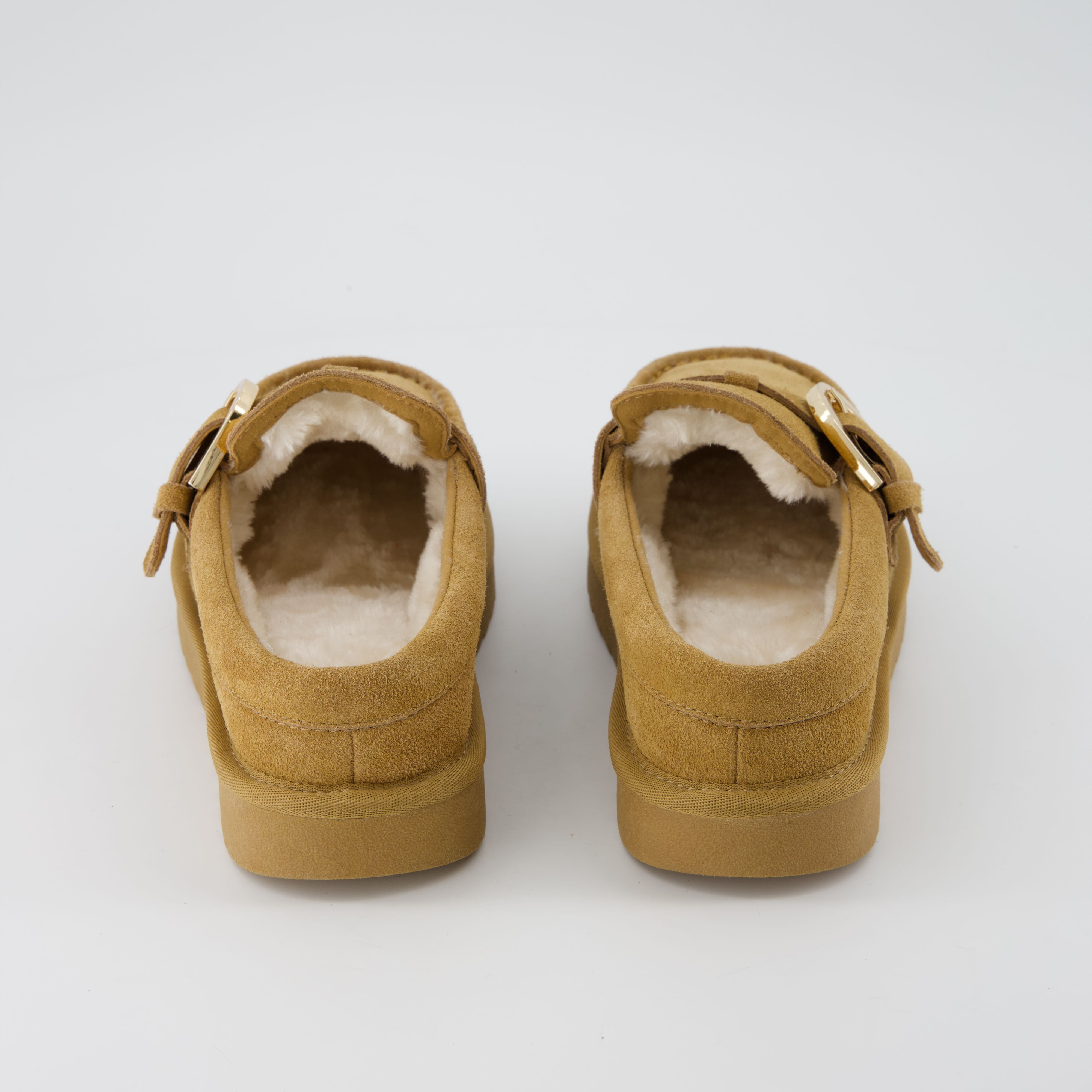 Origin Suede Slippers Chestnut