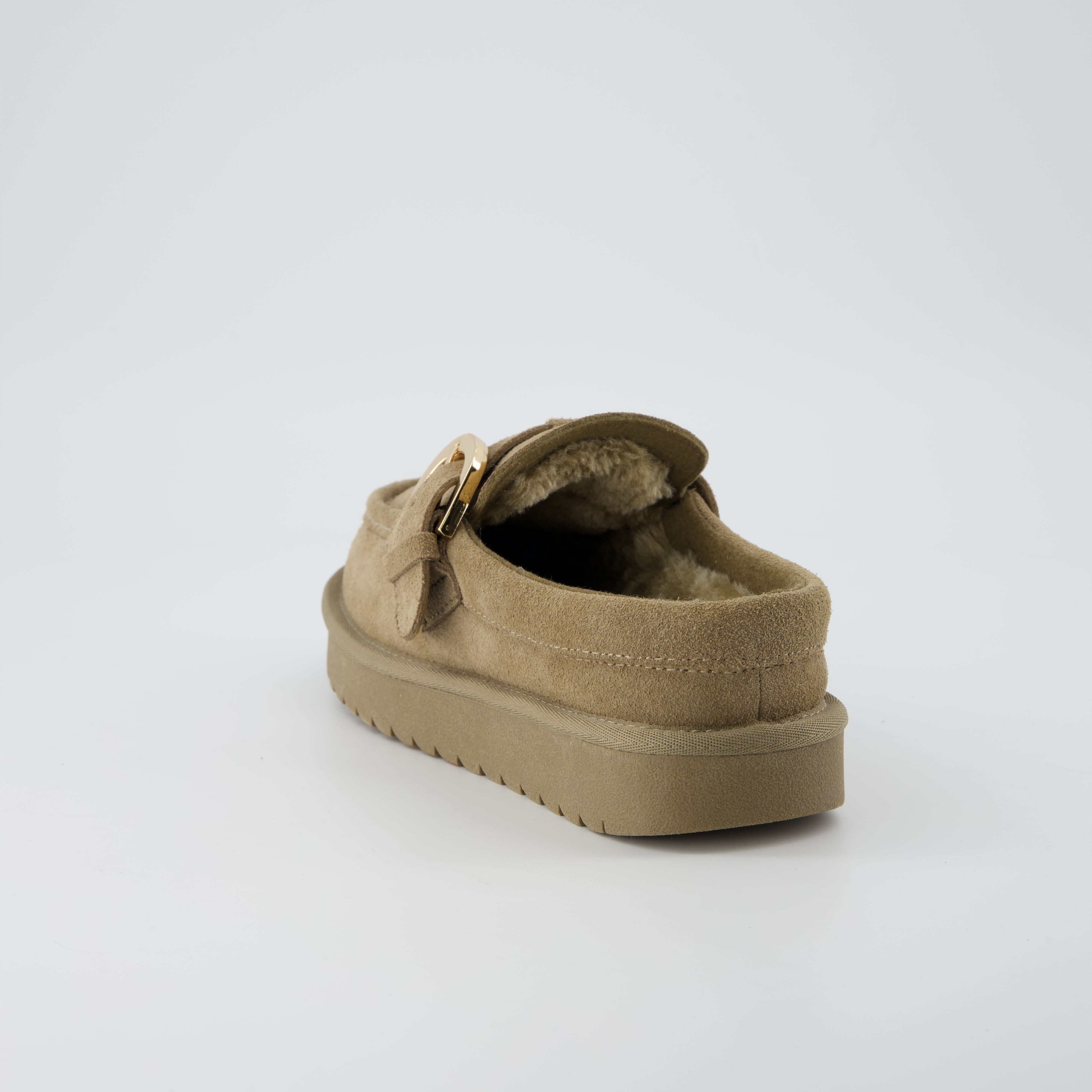 Origin Suede Slippers Moss