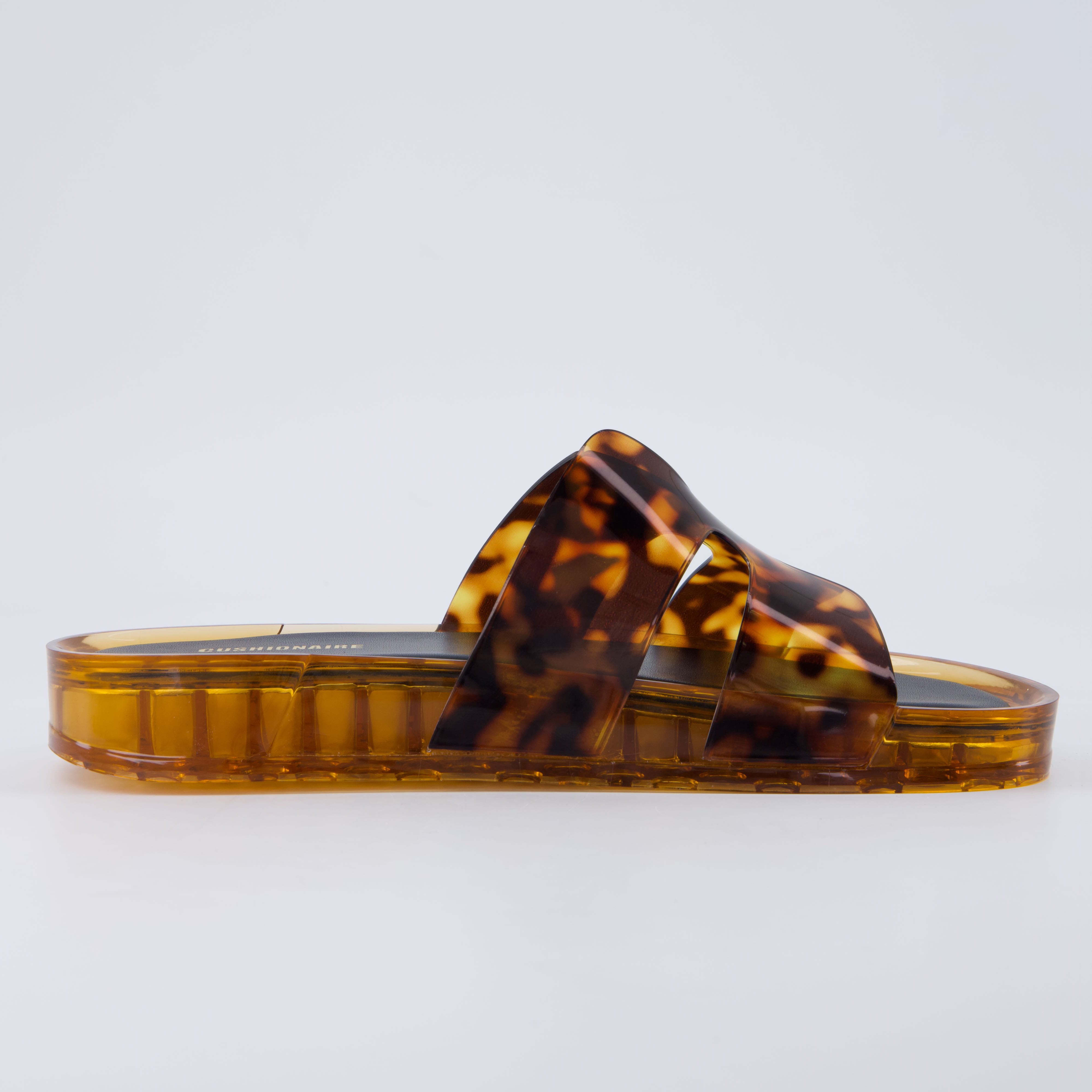 Palm Slides Jelly Sandals Tortoise Medium