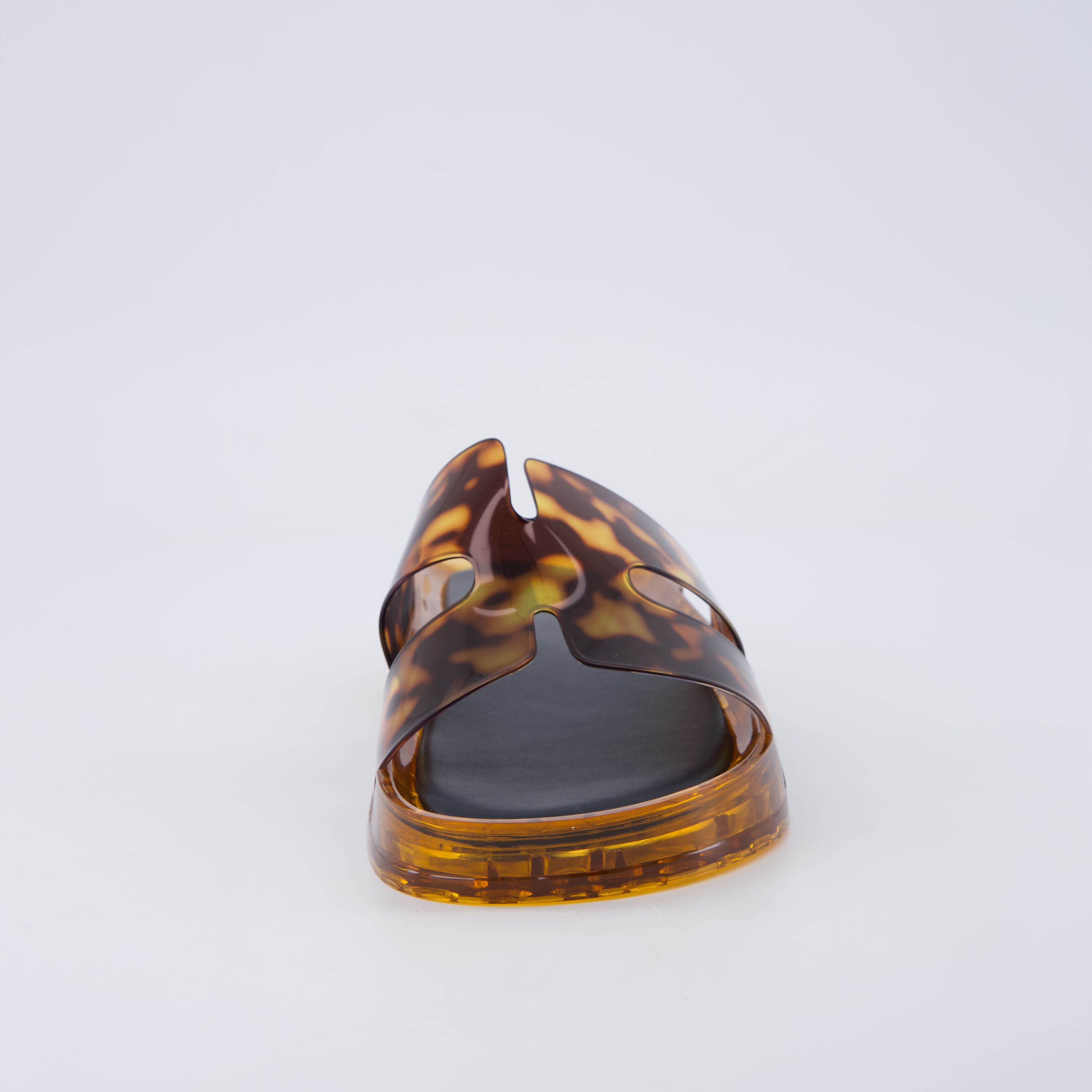 Palm Slides Jelly Sandals Tortoise Medium