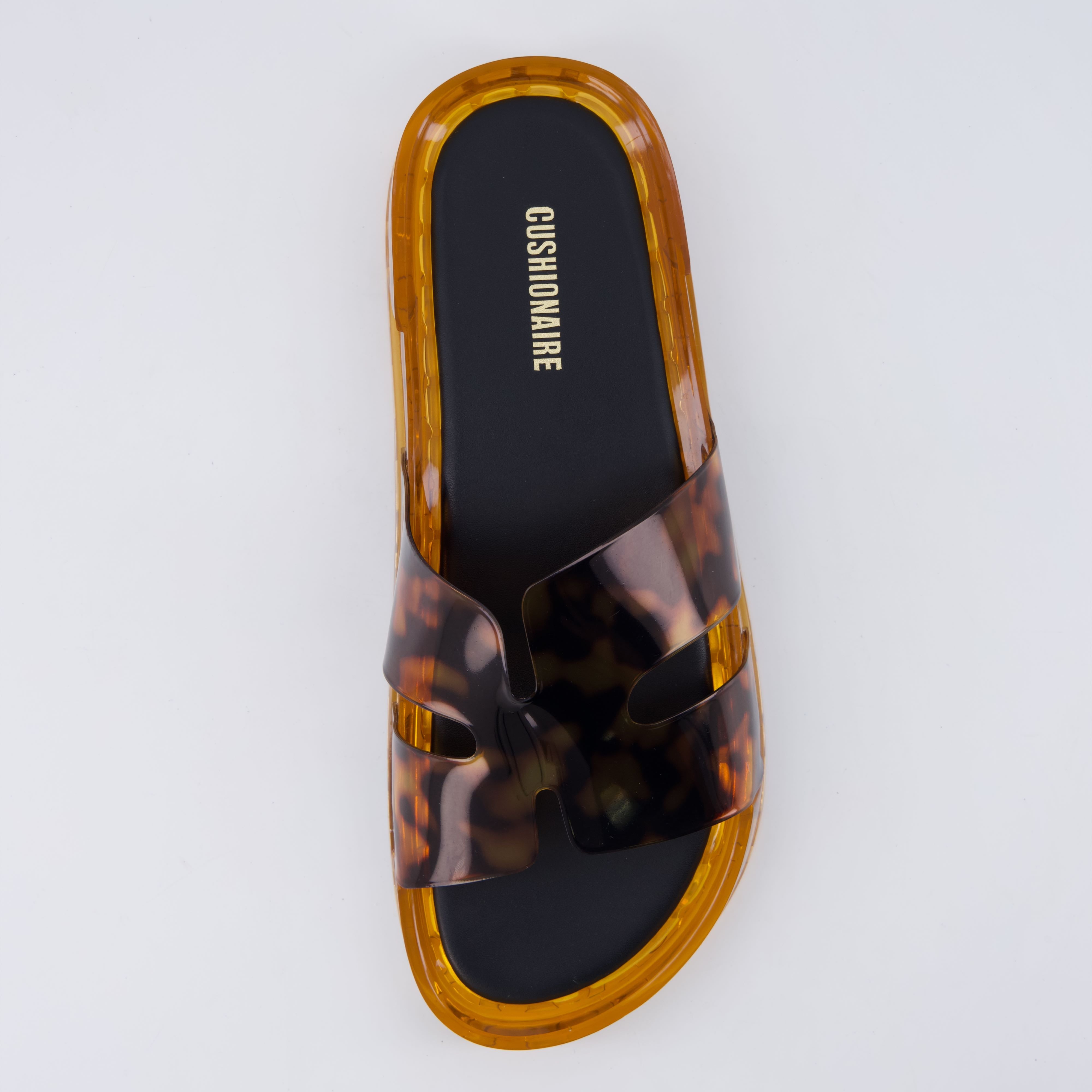Palm Slides Jelly Sandals Tortoise Medium