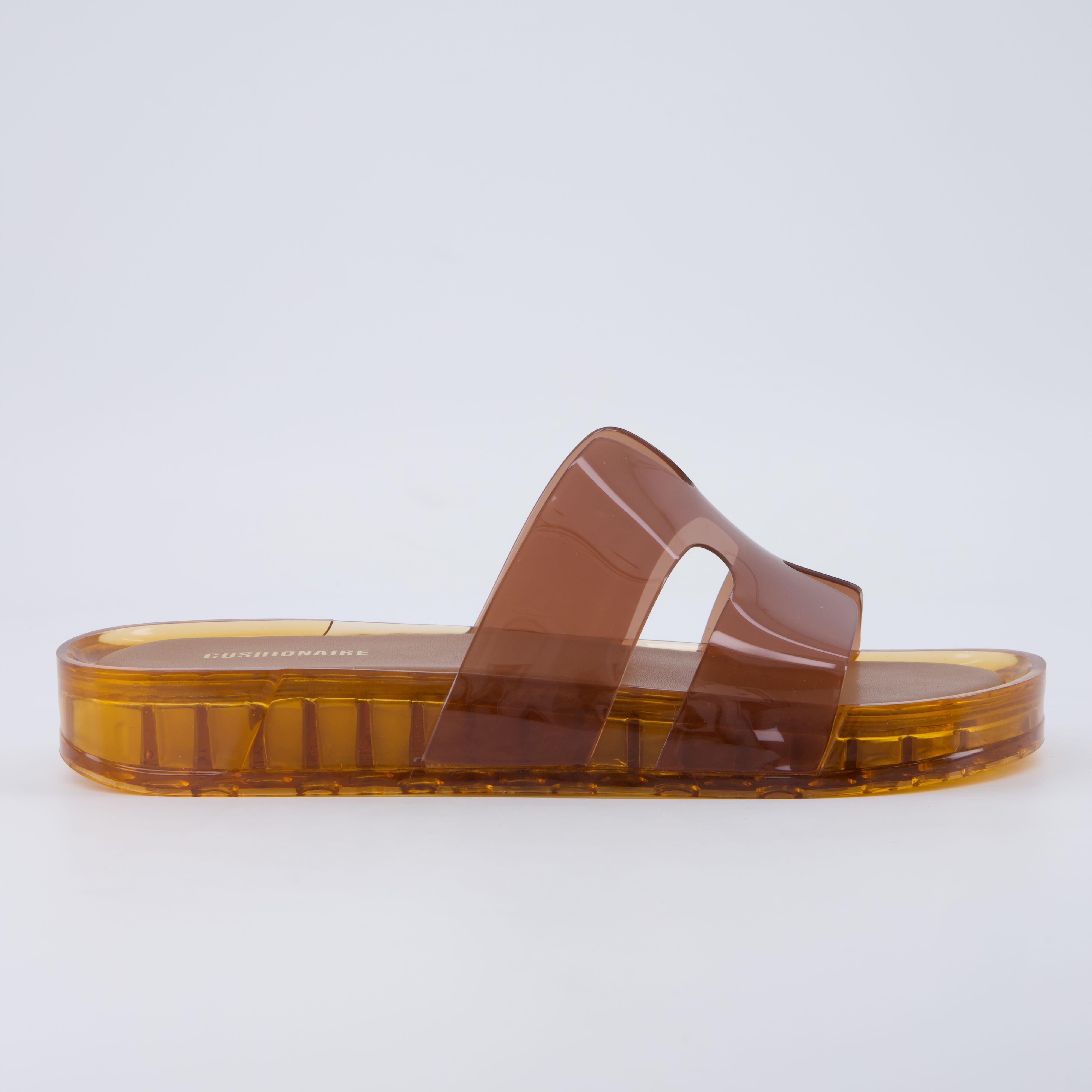 Palm Slides Jelly Sandals Whiskey Medium