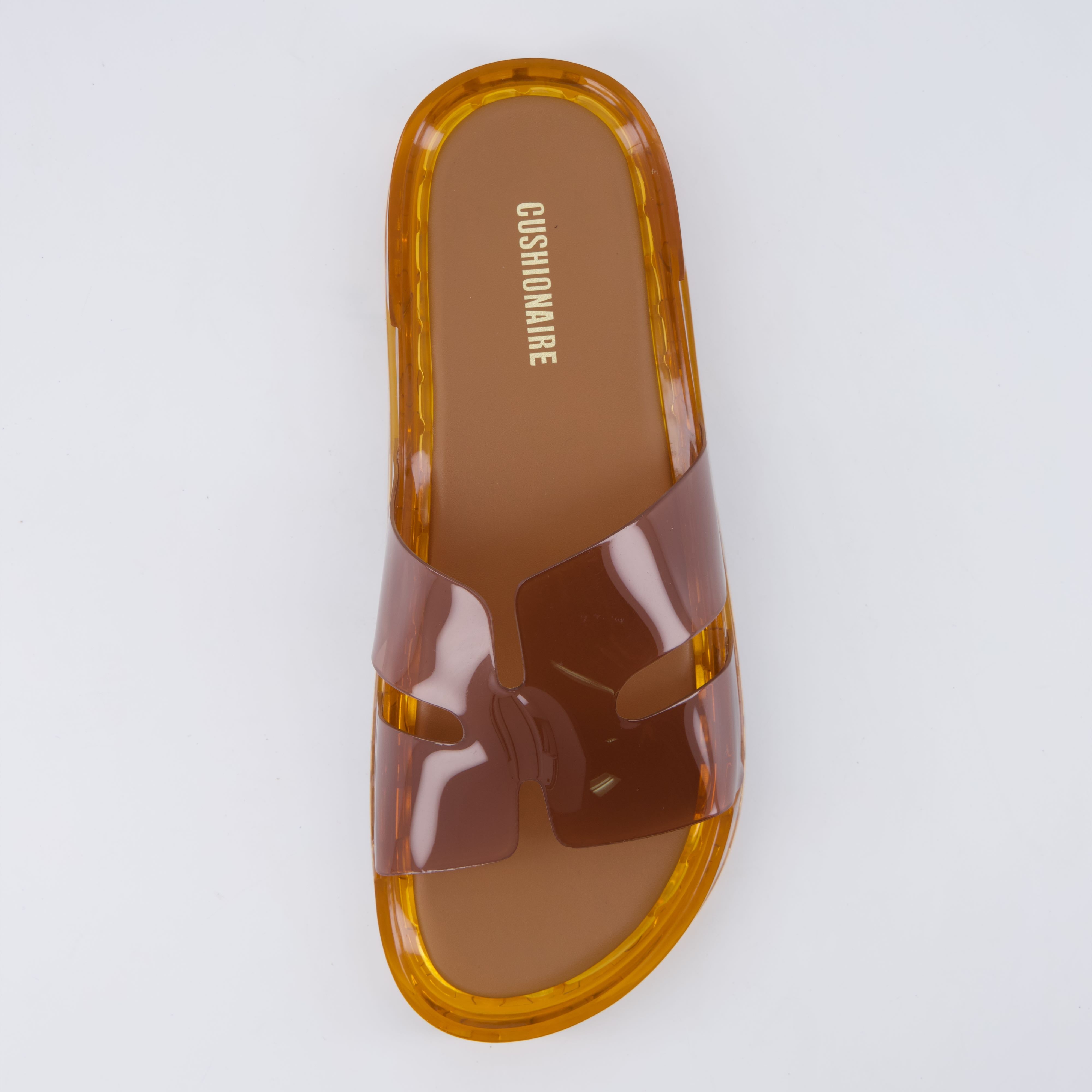 Palm Slides Jelly Sandals Whiskey Medium